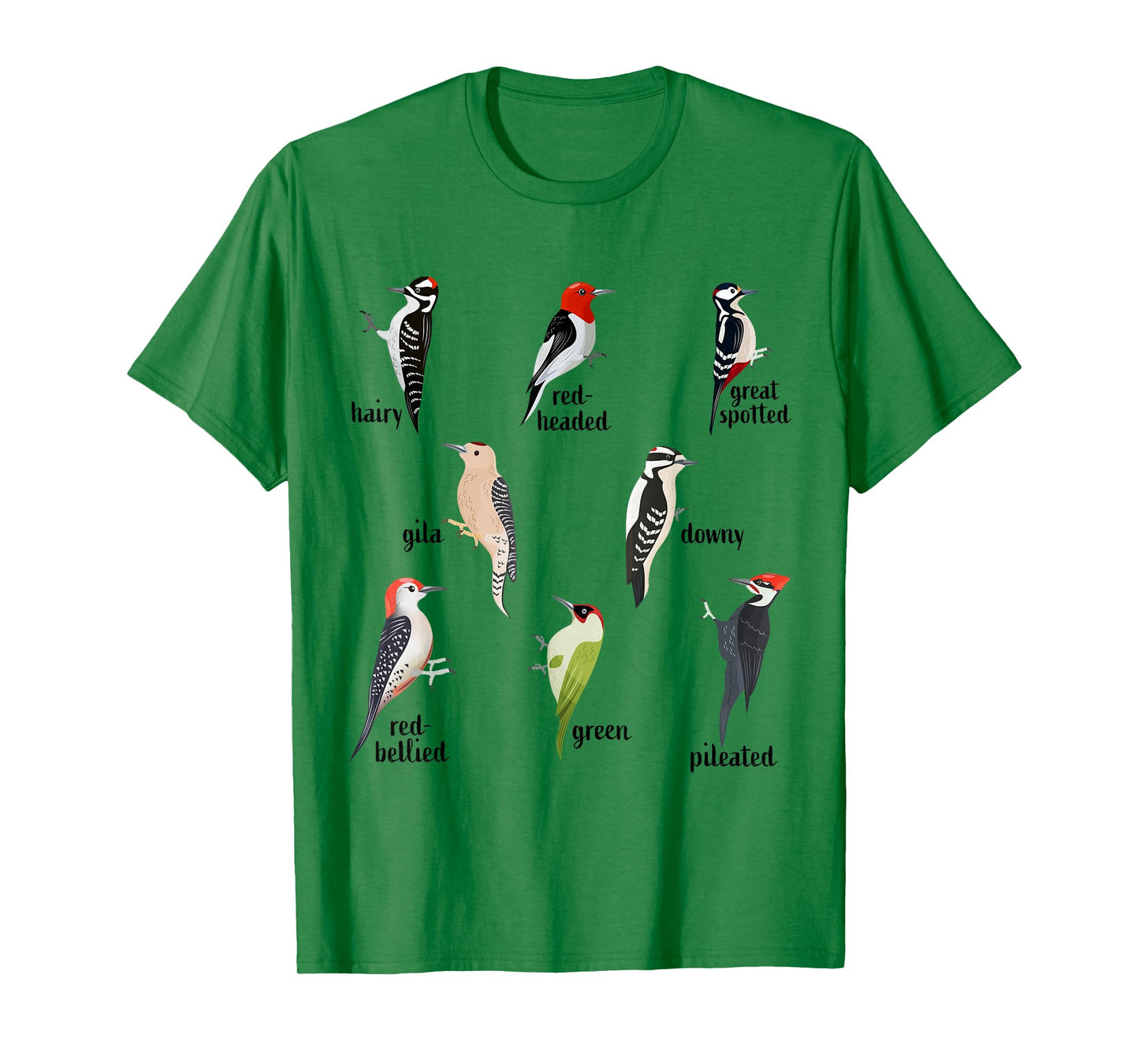 Types of Woodpecker Bird watching Wildlife T-Shirt