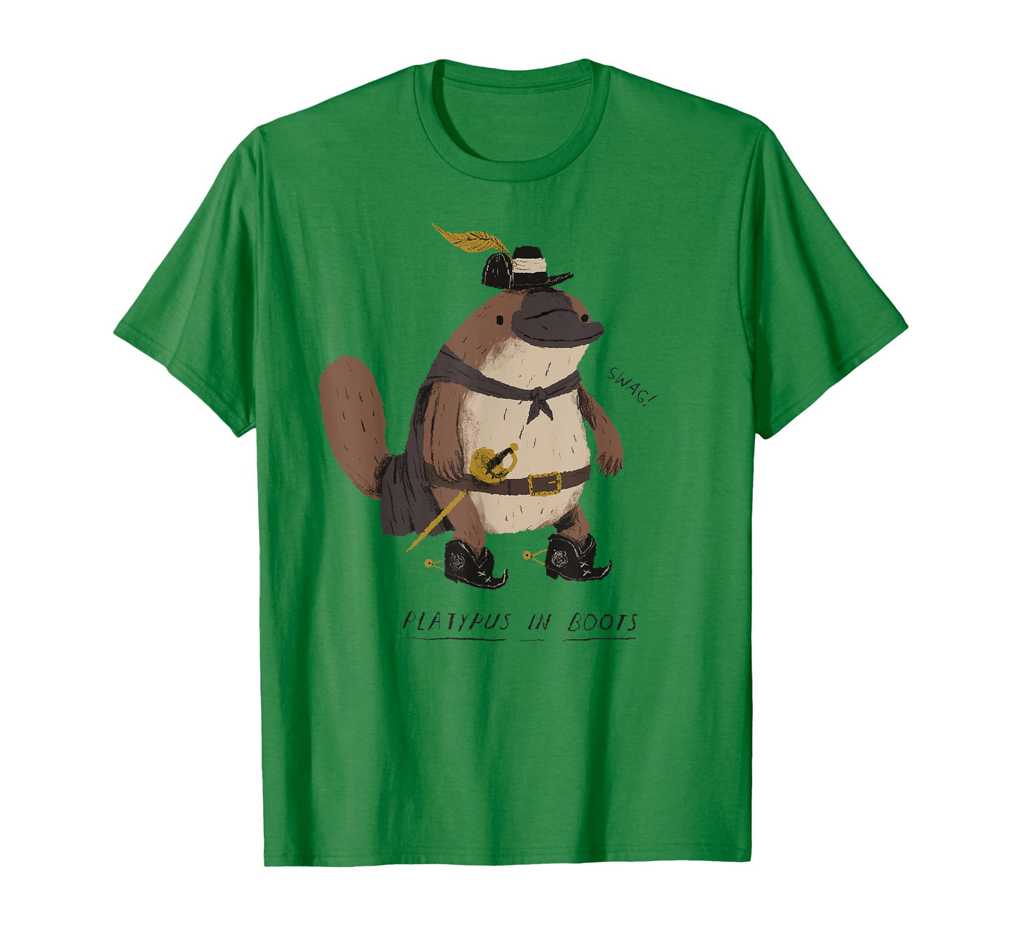 platypus in boots T-shirt / platypus tee! T-Shirt