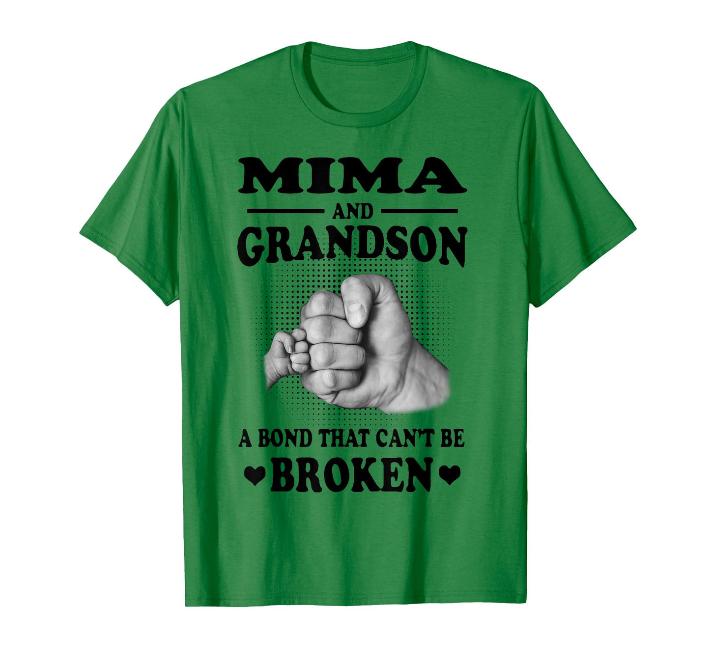 Mima And Grandson A Bond That Can't Be Broken Gift T-Shirt