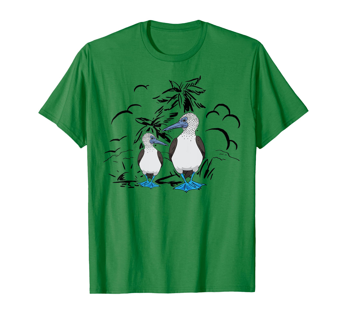 Seabirds Blue-footed Booby Bird Galapagos Islands T-Shirt