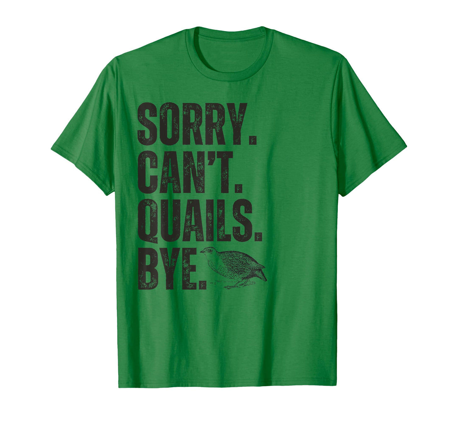 Sorry Can't Quails Bye Funny Quail Bird Lover T-Shirt
