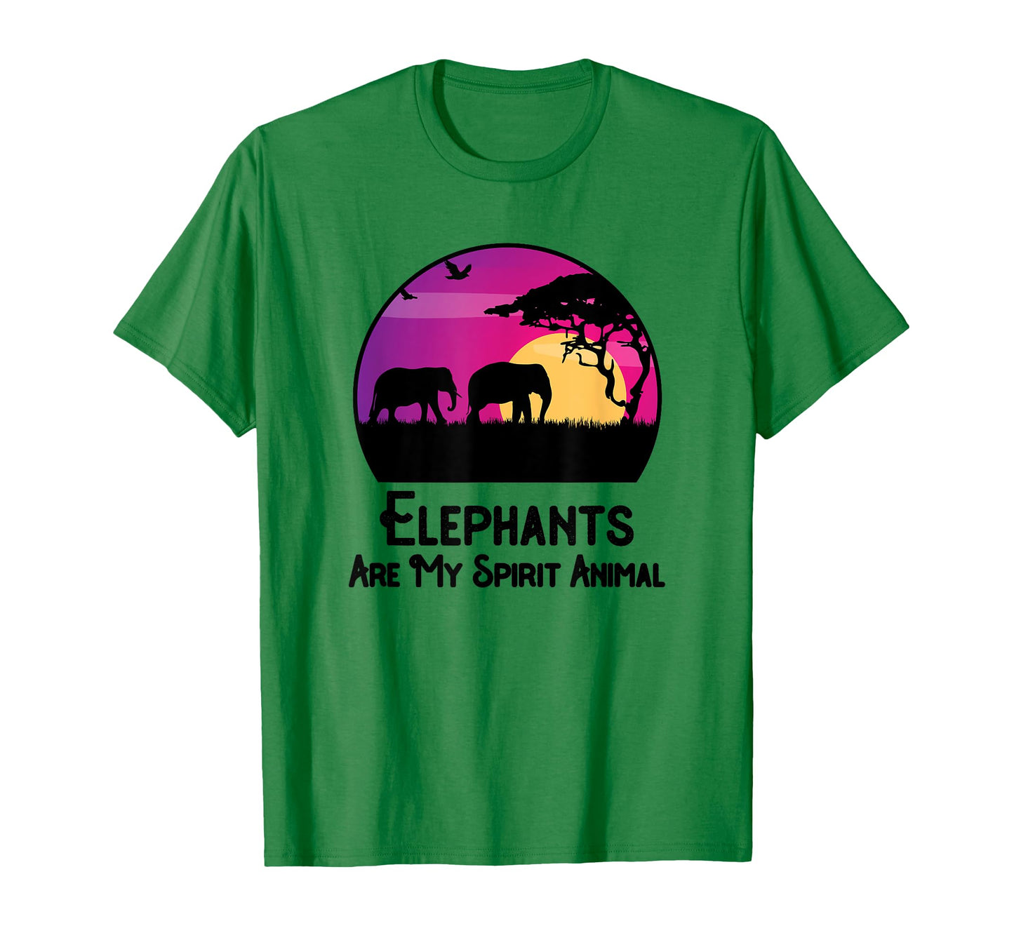 Elephants Are My Spirit Animal Elephant Lovers T-Shirt