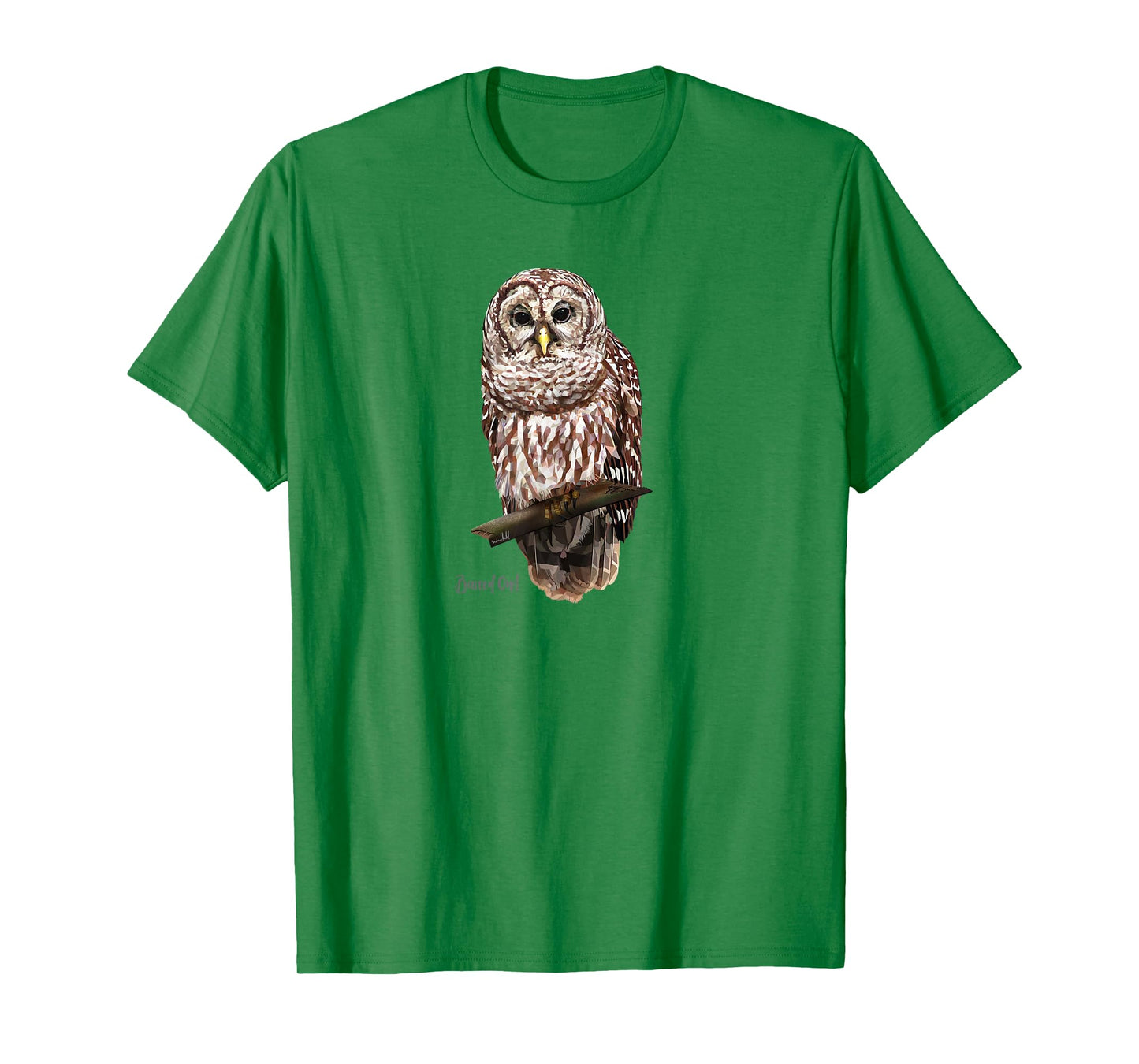 Barred Owl Graphic Birder Shirt Wildlife Bird Watching T-Shirt