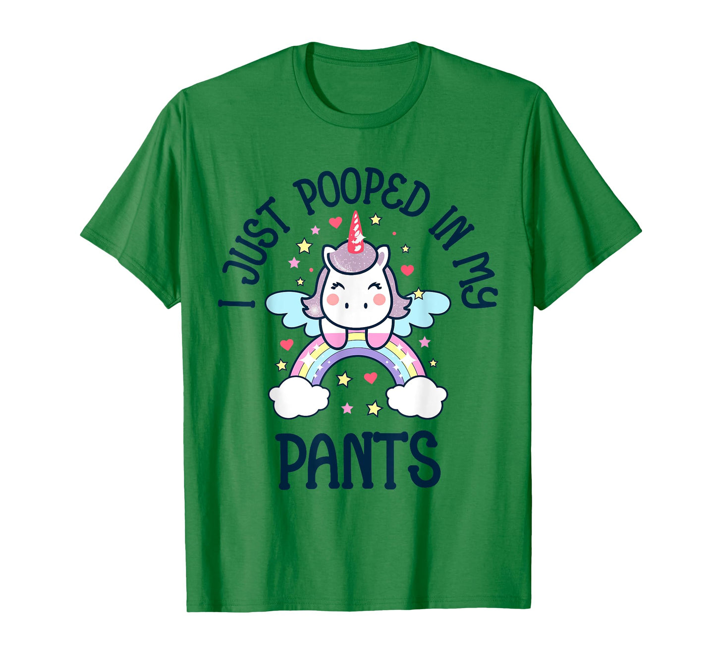I Just Pooped in my Pants Funny Unicorn Adult Humor Meme T-Shirt