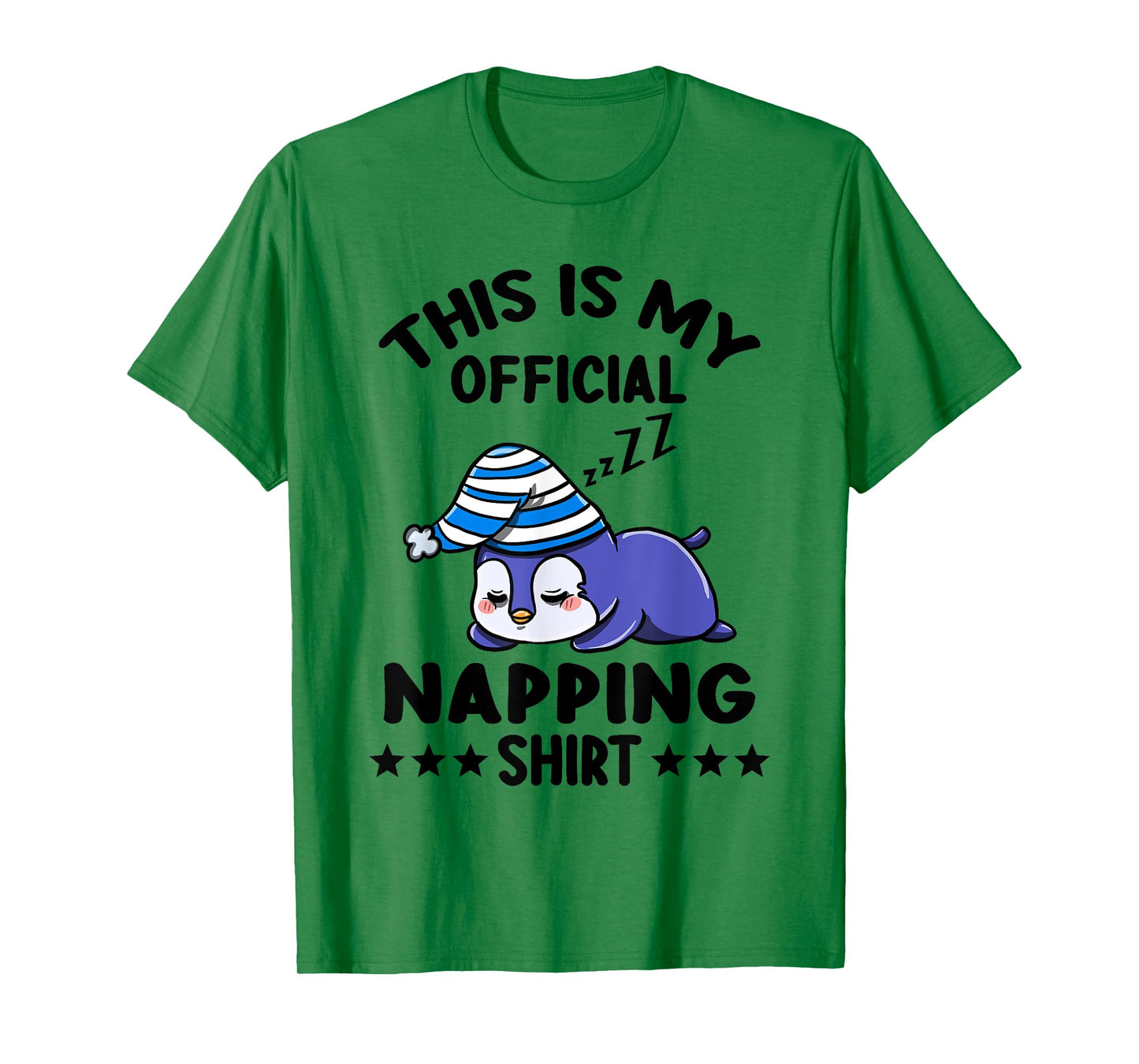 This Is My Official Napping Shirt Penguin Lover Gift T-Shirt