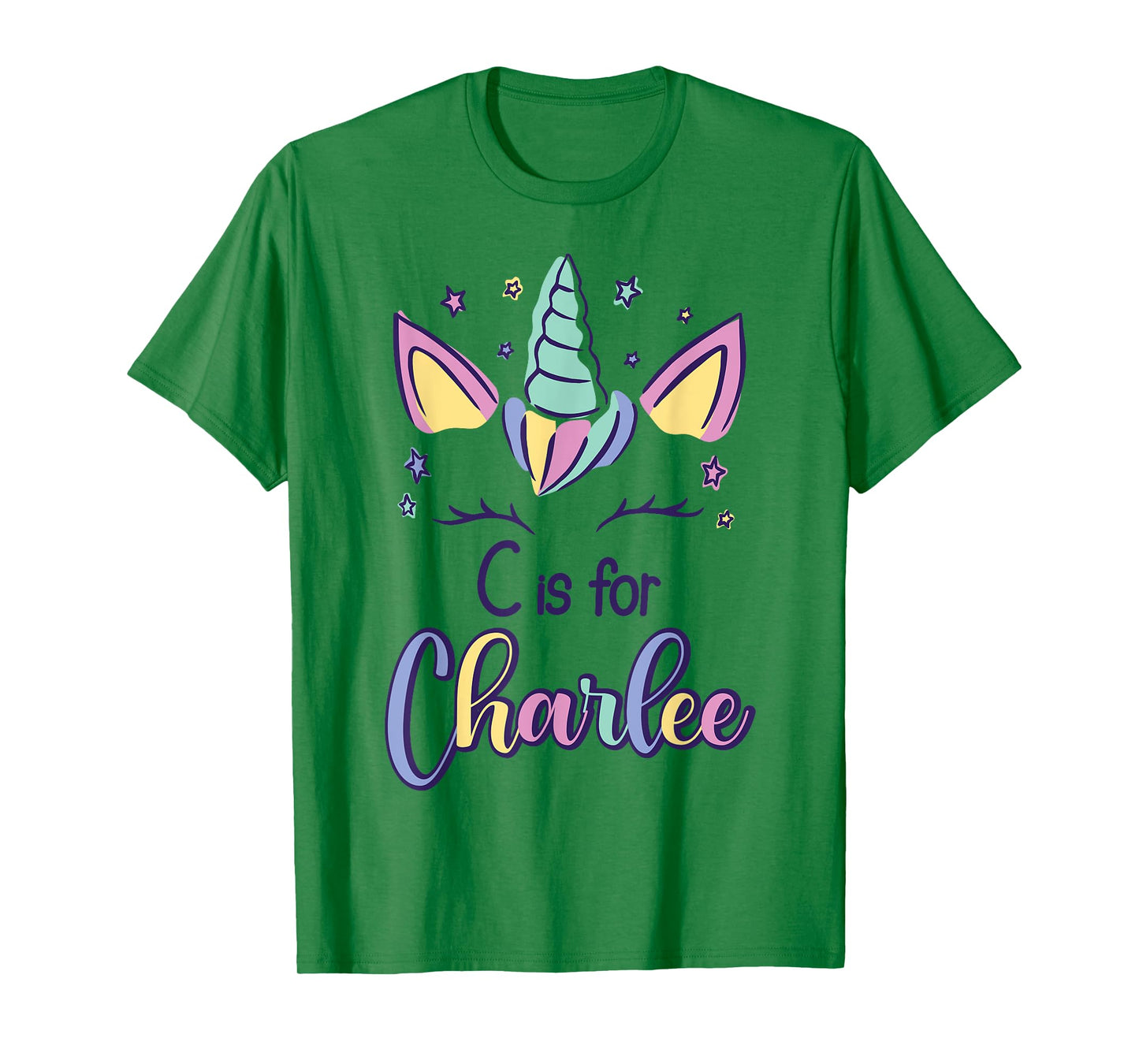 First Name Charlee Personalized C Is For Charlee T-Shirt