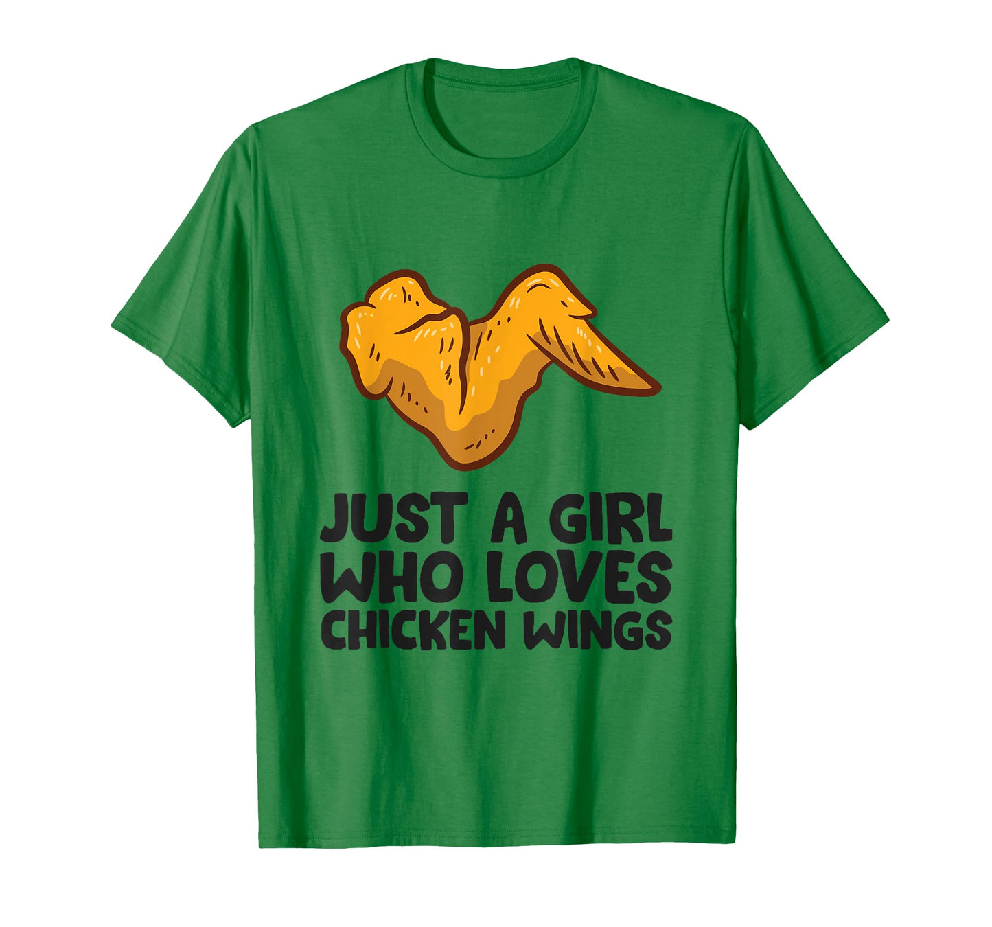 Funny Chicken Wing Just a Girl Who Loves Chicken Wings T-Shirt
