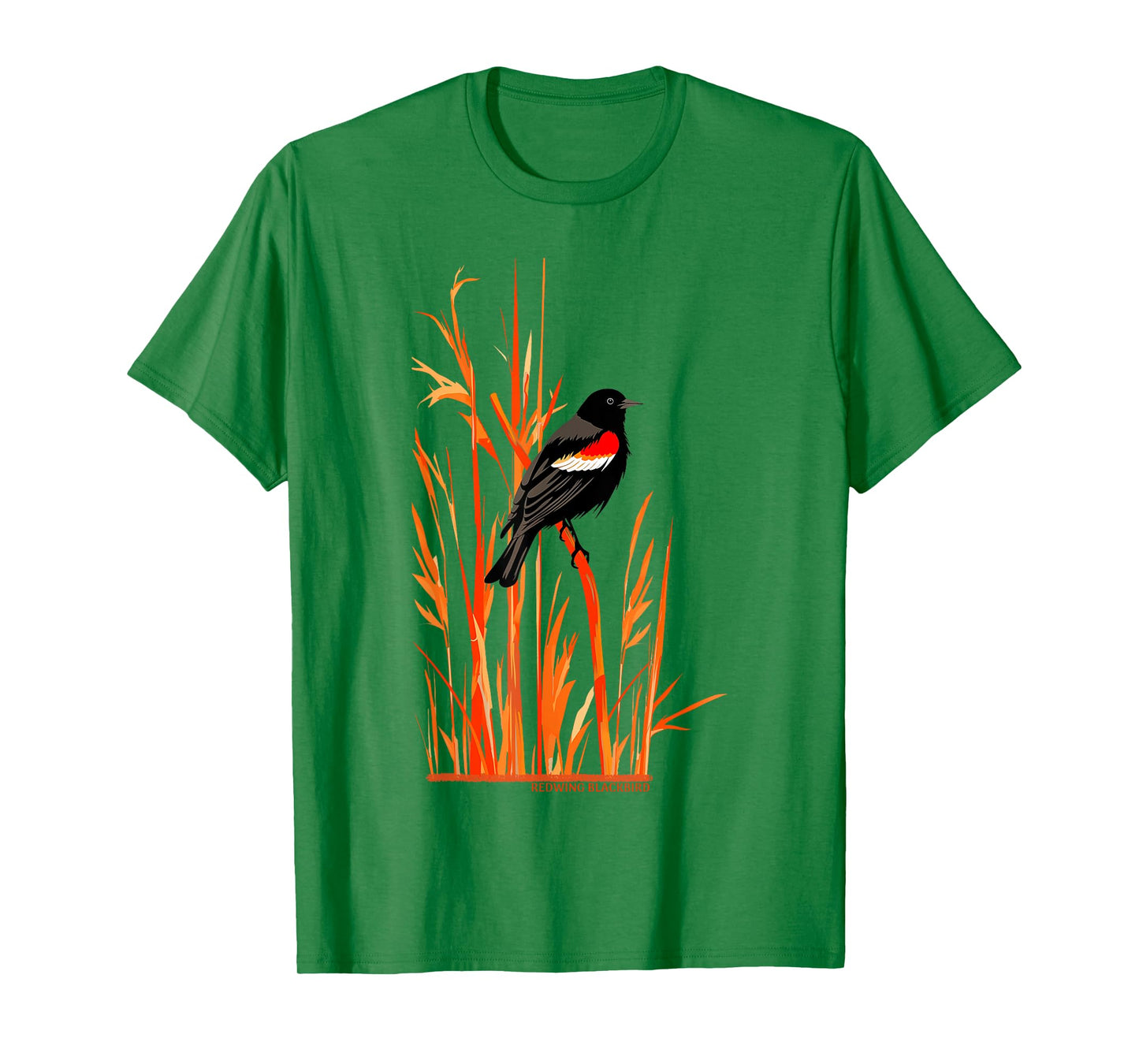 Redwing Blackbird Wetland Birder Birdwatching Birding Design T-Shirt