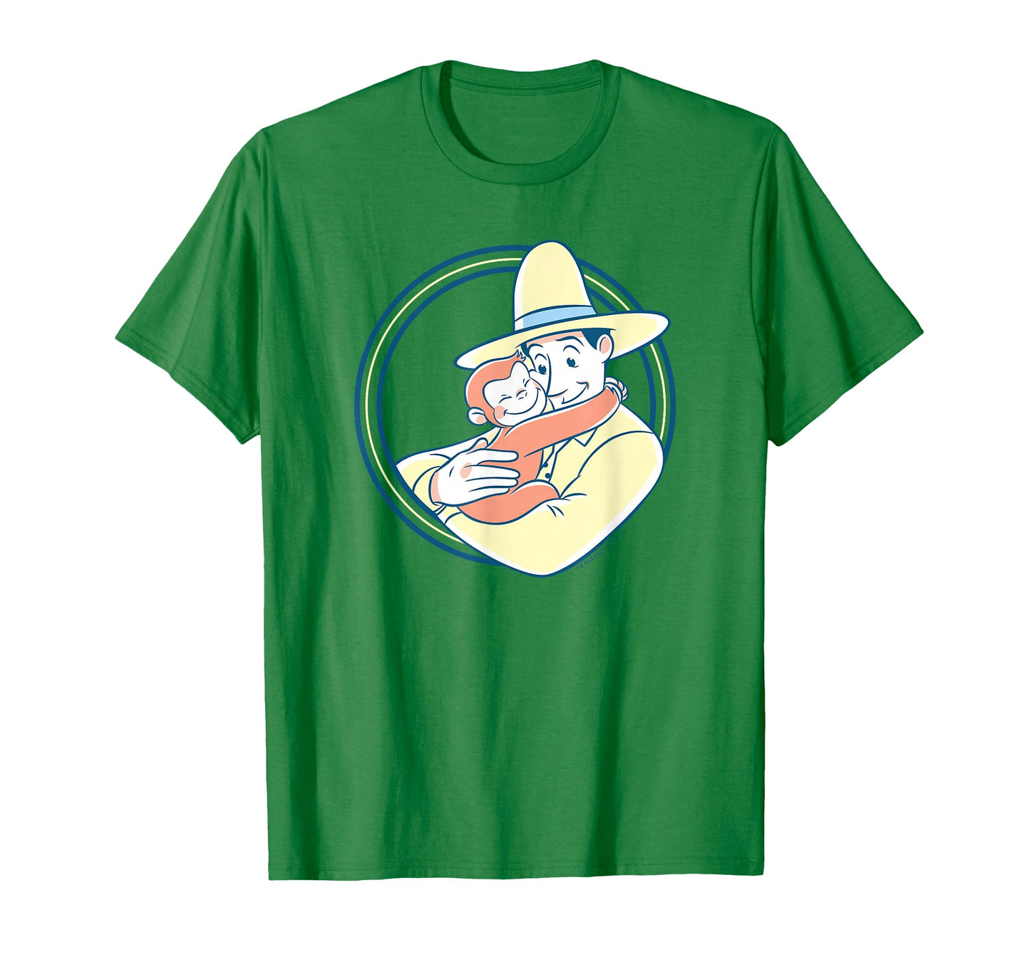 Curious George The Man with the Yellow Hat Hug T-Shirt