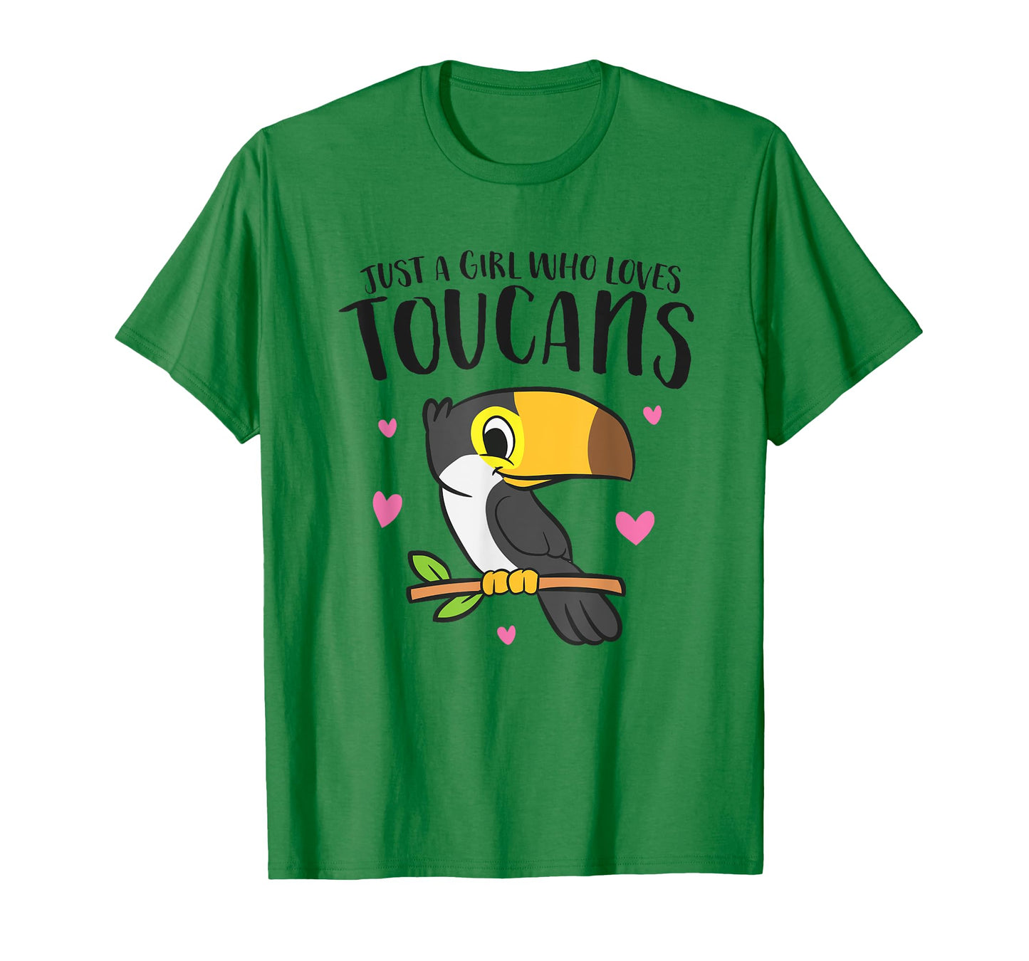 Just a Girl Who Loves Toucans Cute Birds Love Toucan T-Shirt