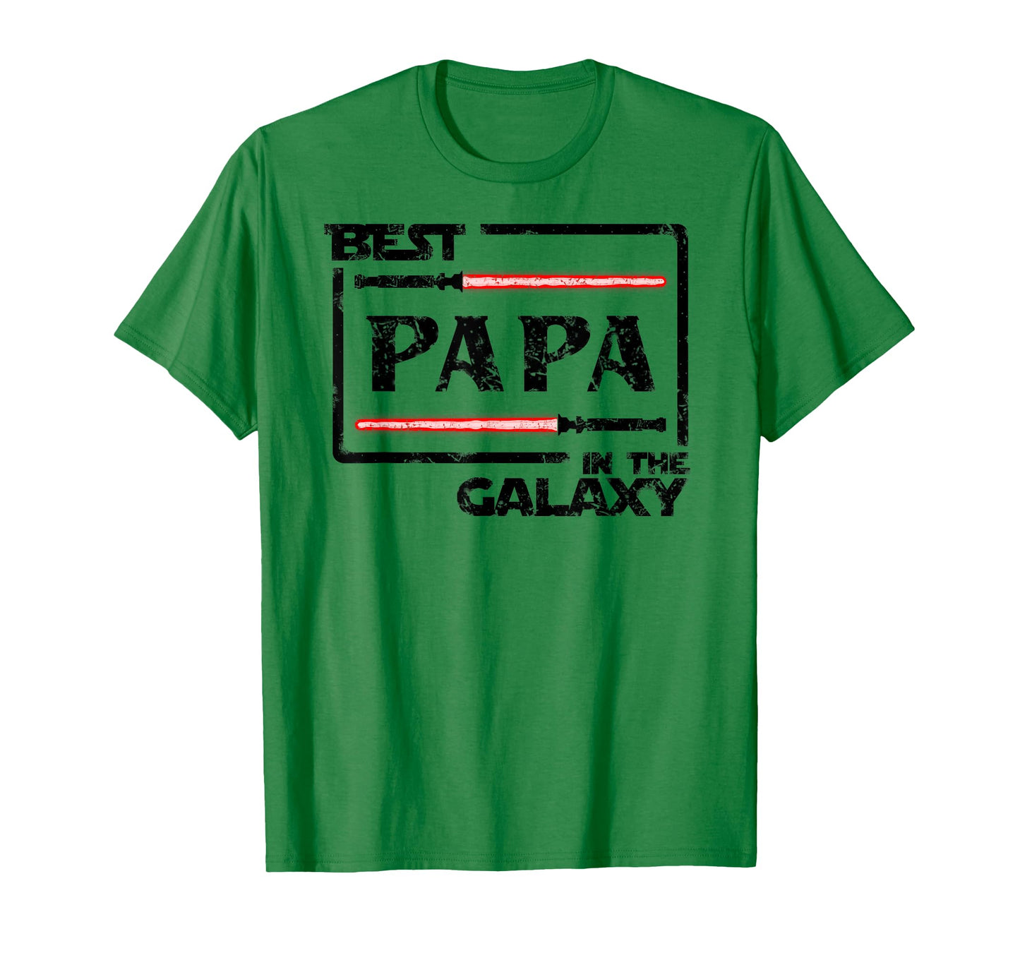 Fathers Day Gift Best Papa In Galaxy Mens T-Shirt T-Shirt