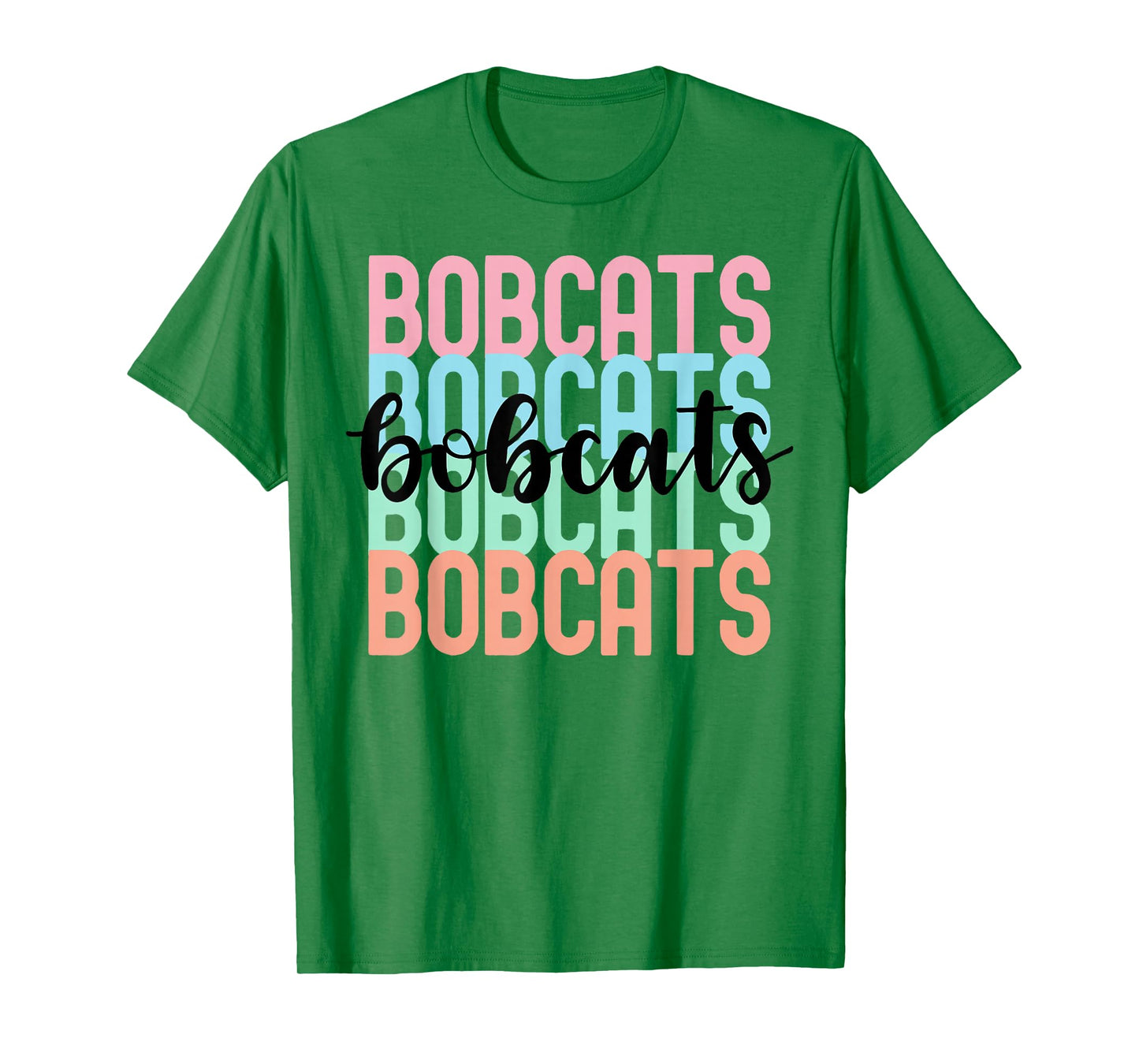 Bobcats Team Mascot School Spirit Game Night T-Shirt