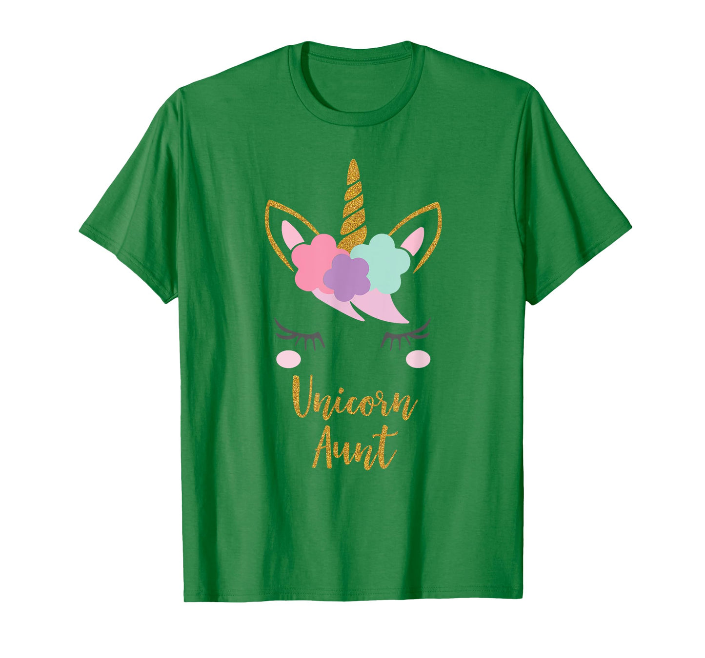 Unicorn Aunt Shirt, Aunt of the Birthday Girl Gift T-Shirt
