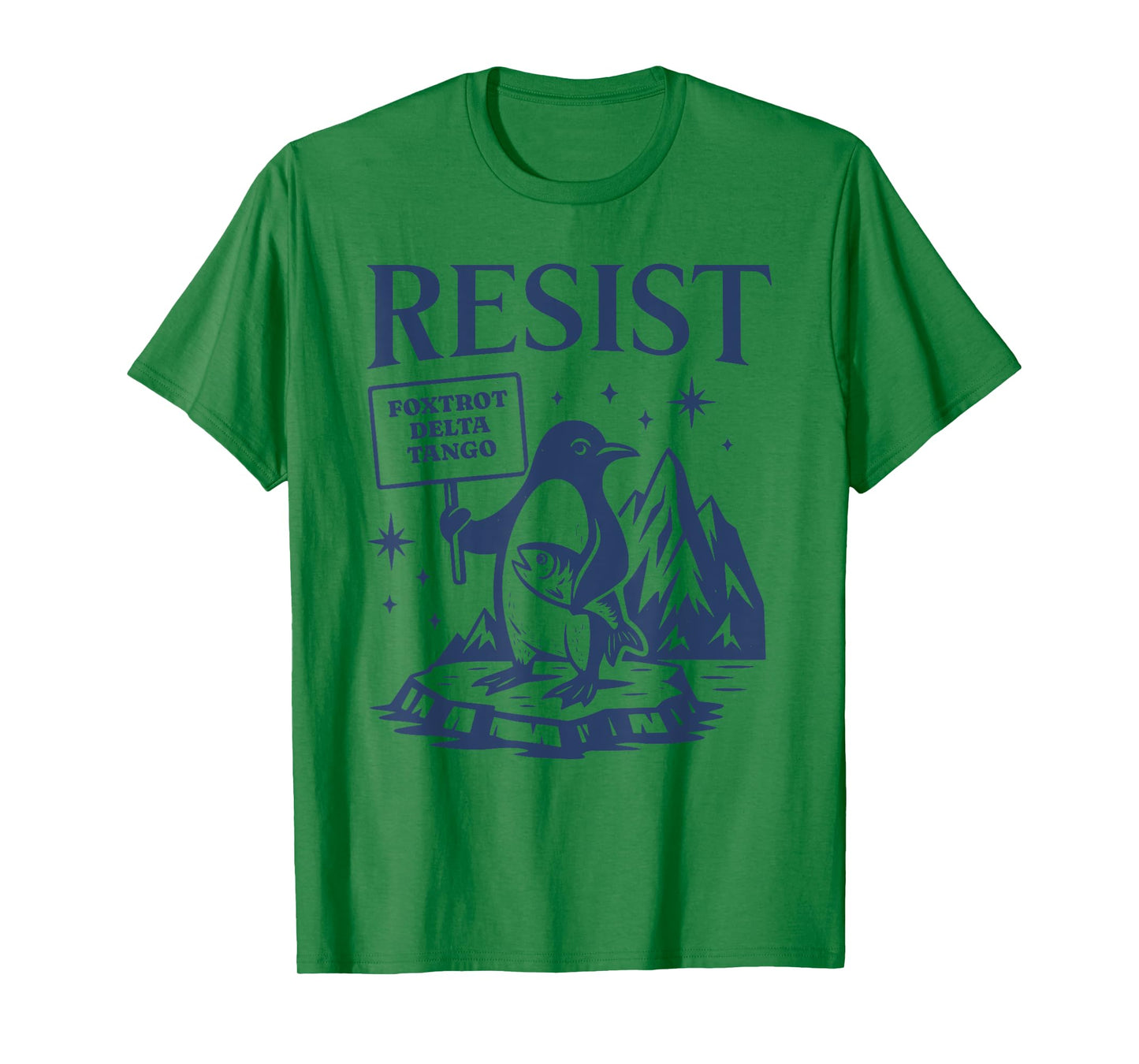 Funny Flippers Up Resist Penguins Protest Against Tariffs T-Shirt