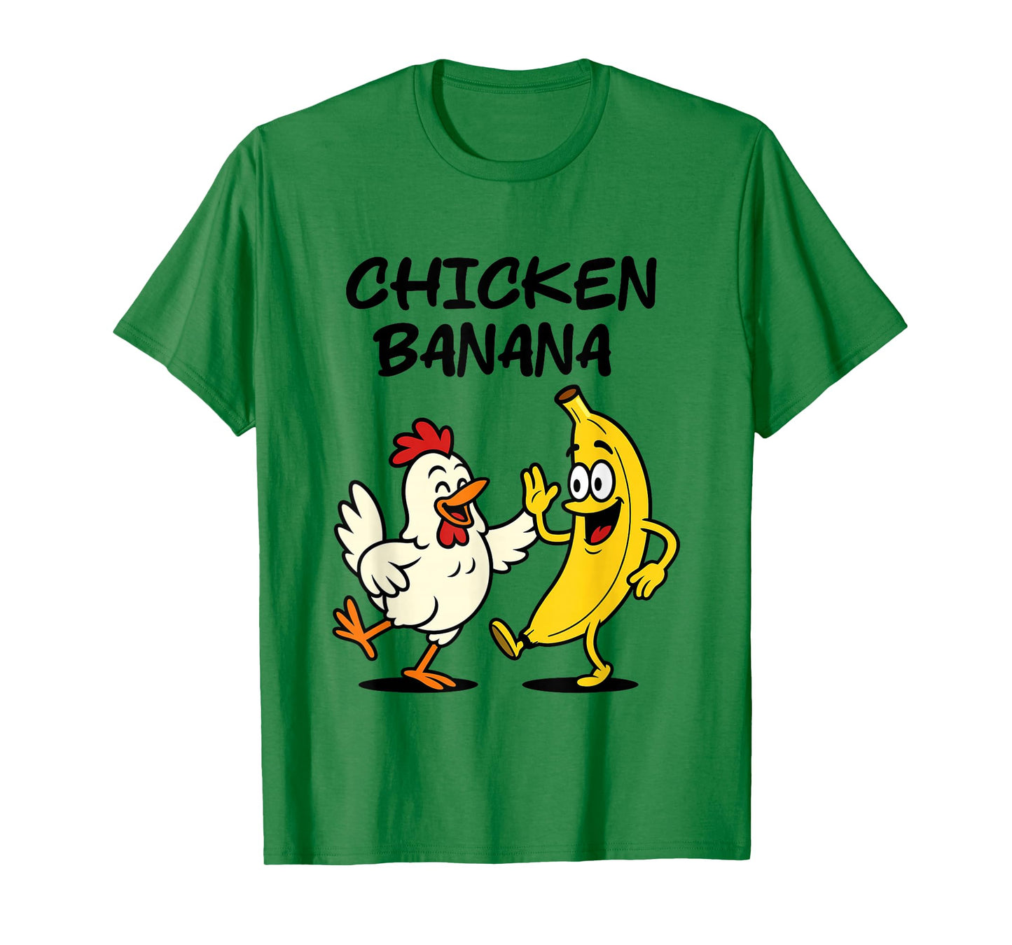 Funny Chicken Banana Teens Kids Dance T-Shirt