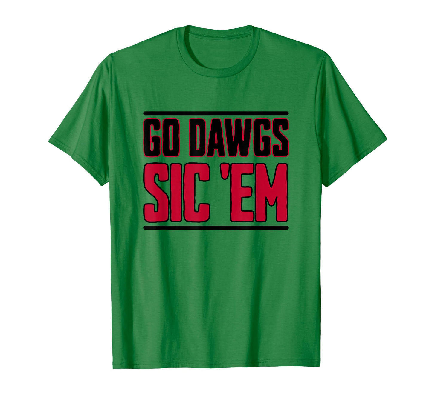 Bulldog Team Mascot School Spirit Go Dawgs Sic Em T-Shirt
