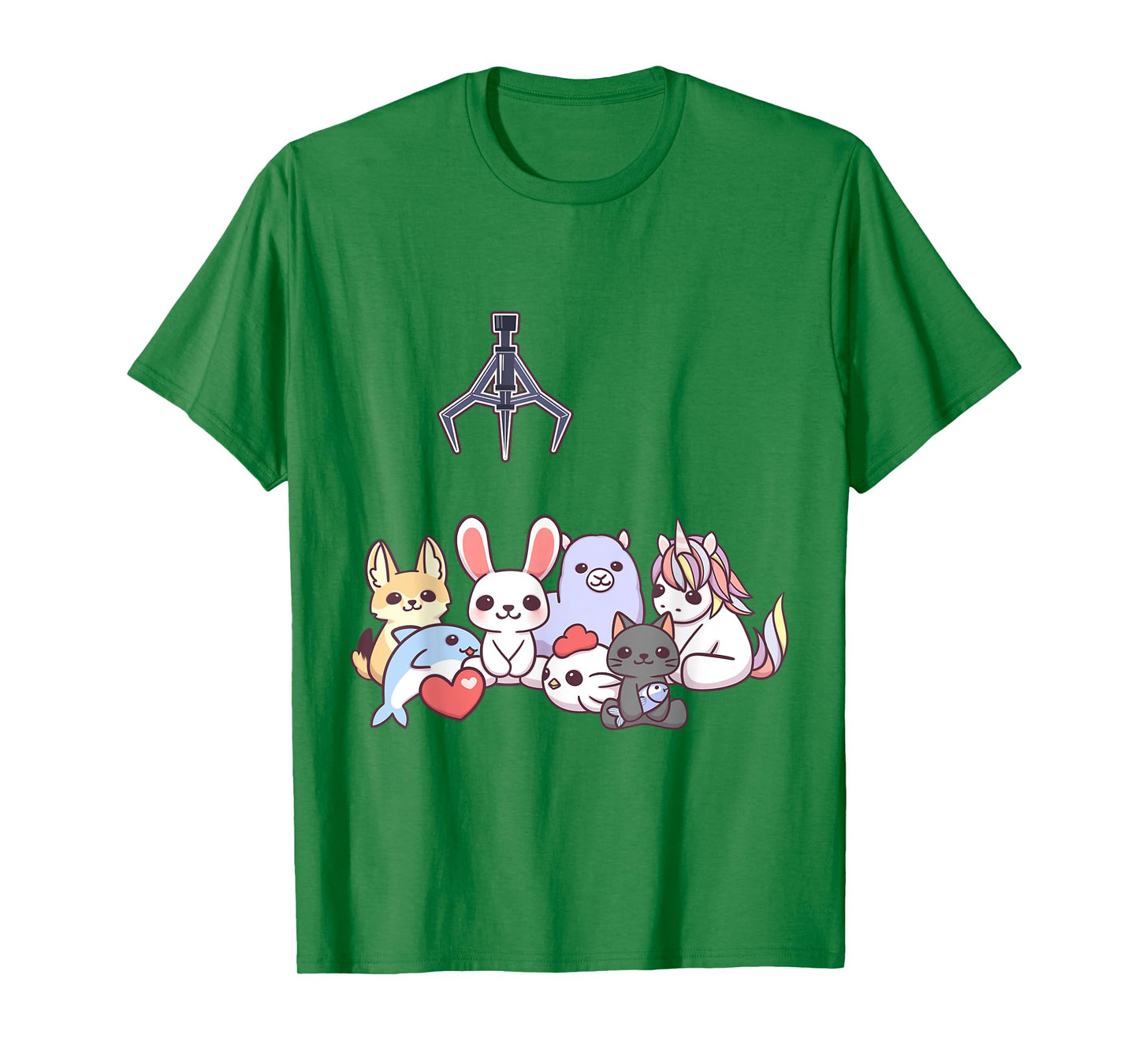 Claw Crane Machine Game Stuff Animal Unicorn Rabbit T-Shirt T-Shirt