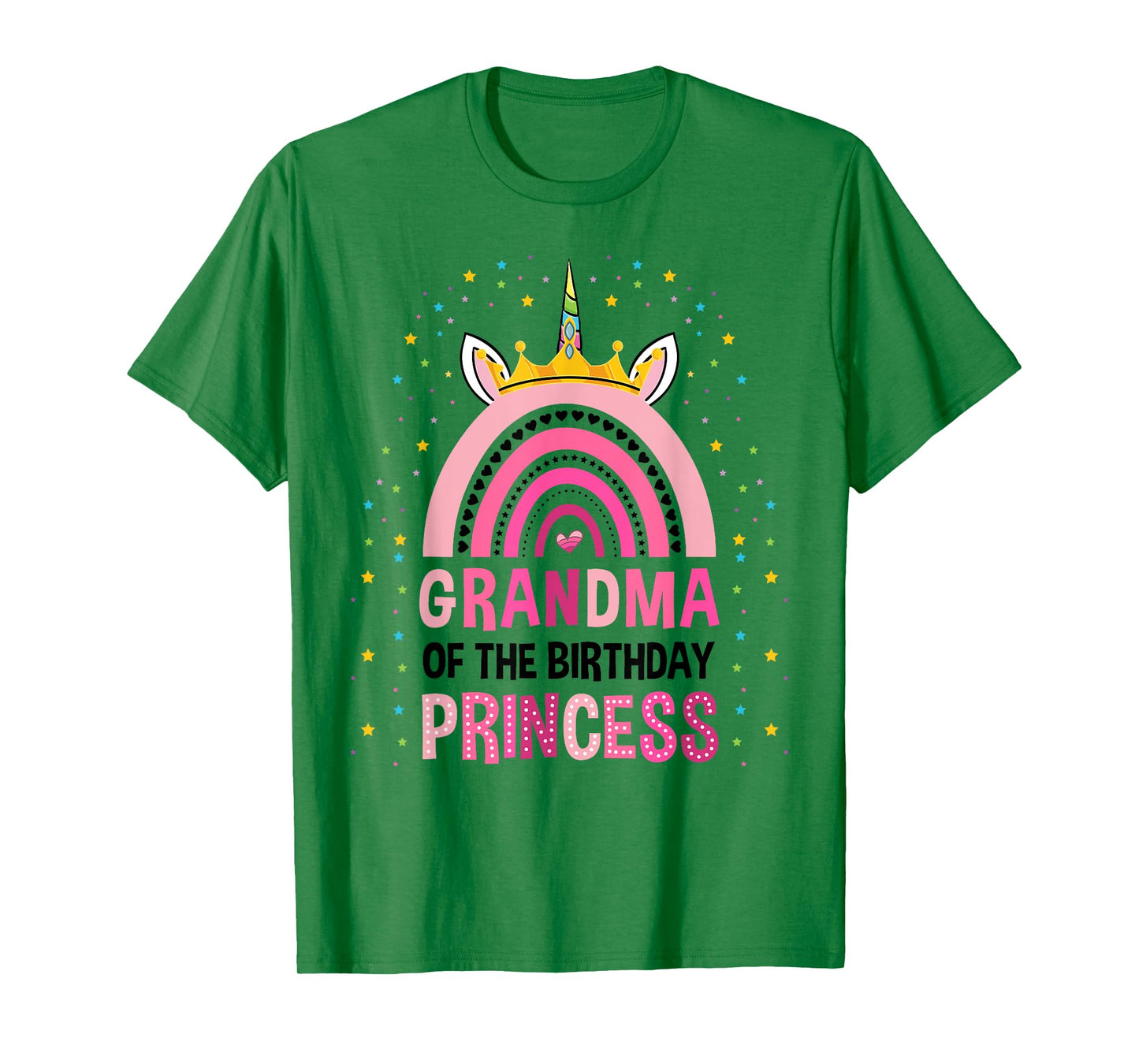 Grandma Of The Birthday Princess Unicorn T-Shirt
