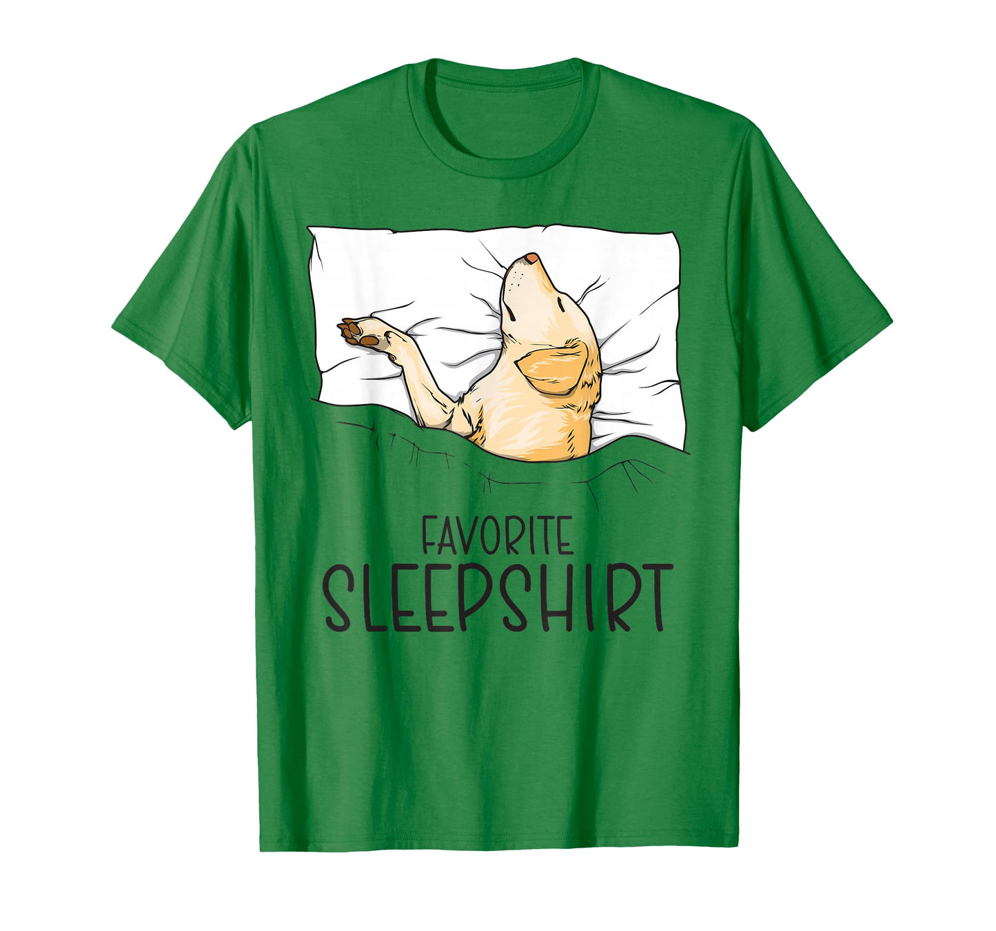 Favorite Sleepshirt, Napping Labrador Pajama T-Shirt