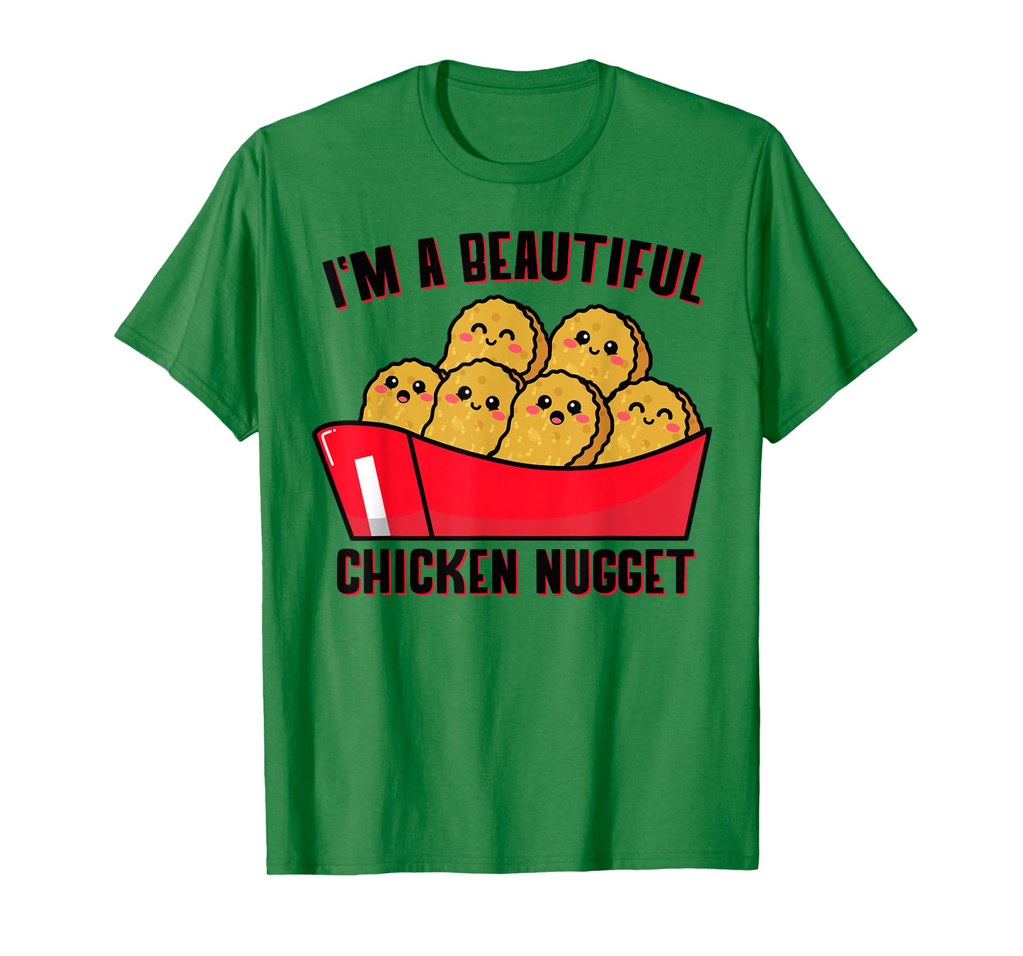 i'm a beautiful Chicken Nugget Costume kids Chicken Tee T-Shirt