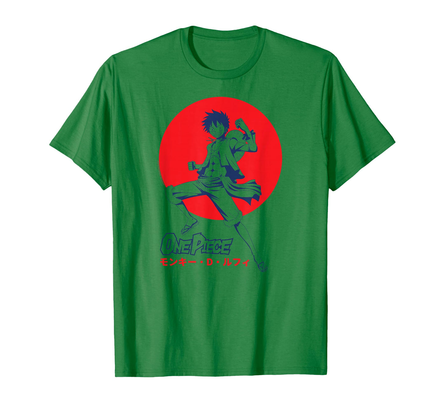 One Piece Anime Luffy D. Monkey Action Pose T-Shirt