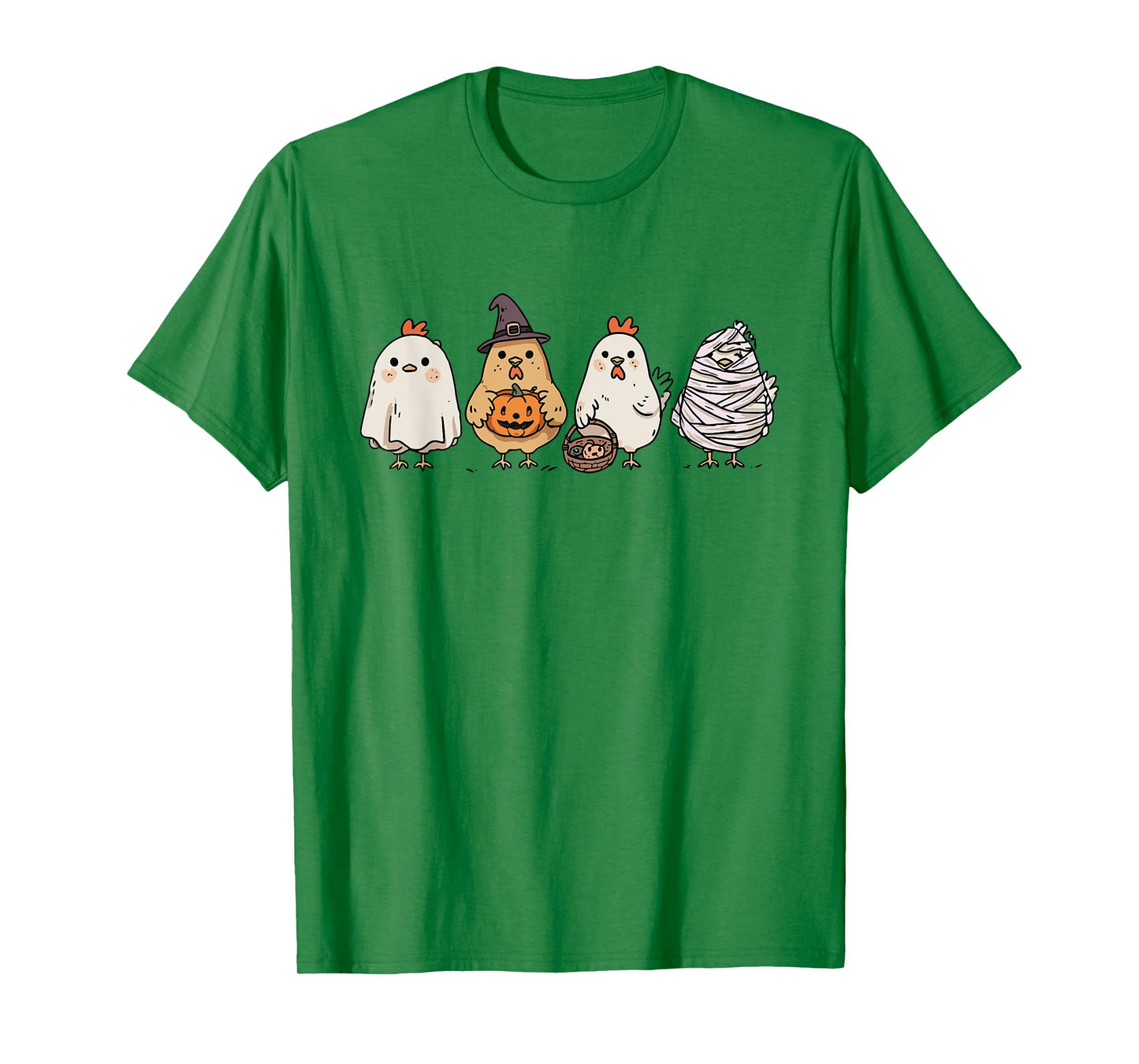 Funny Halloween Ghost Spooky Chickens Ghost Chicken Sweater T-Shirt