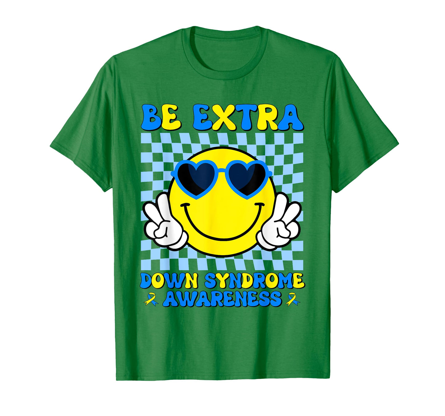 Be Extra Smile Face Down Syndrome Awareness Kids Toddler T-Shirt