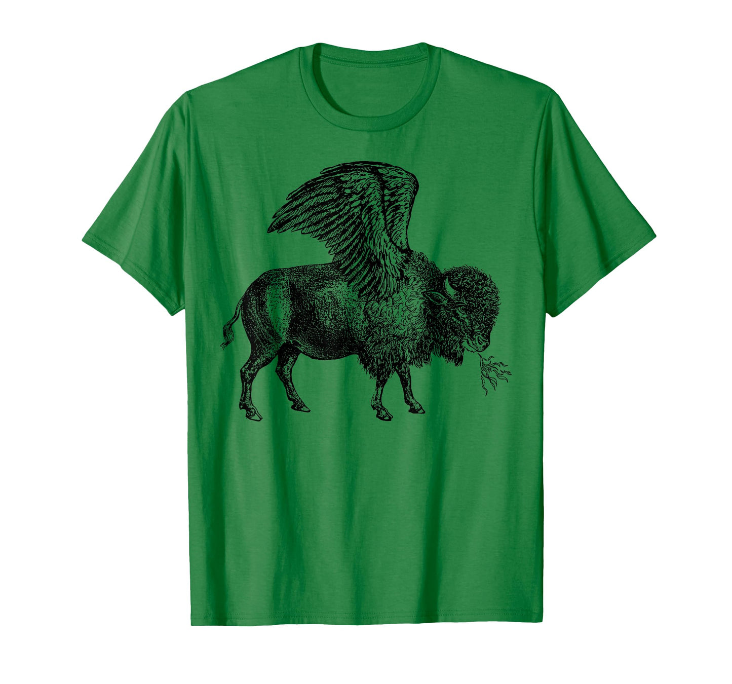 Funny design Buffalo Wings Hot Foodie Chicken Bison Vintage T-Shirt