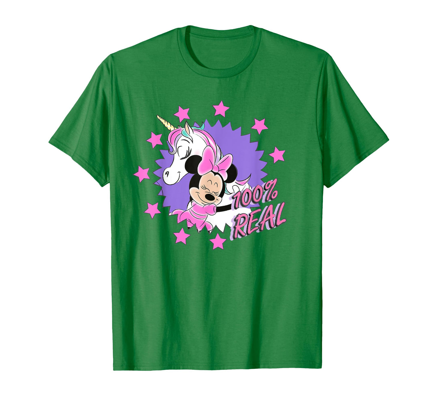 Disney Minnie Mouse Unicorn 100% Real T-Shirt