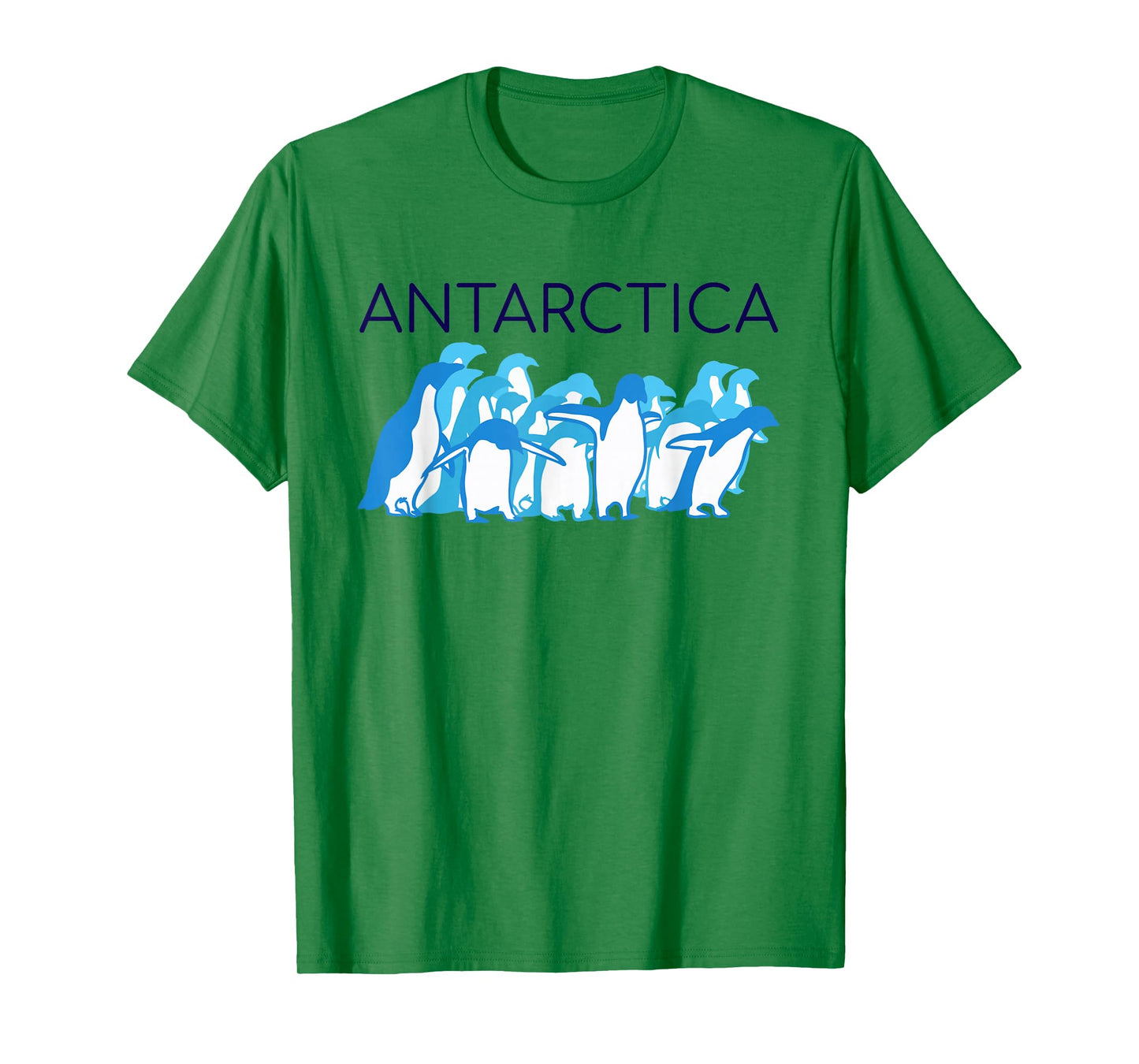 UpTheCreek Antarctica T-Shirt, Men's Unisex-Adults, Blue, Short Sleeve, Small