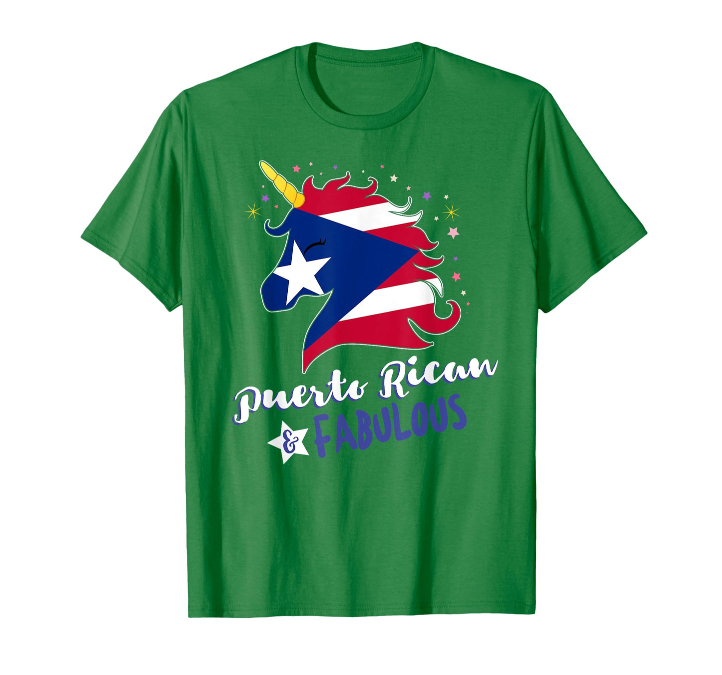 Puerto Rico Flag Puerto Rican Unicorn Kids Tshirt T-Shirt