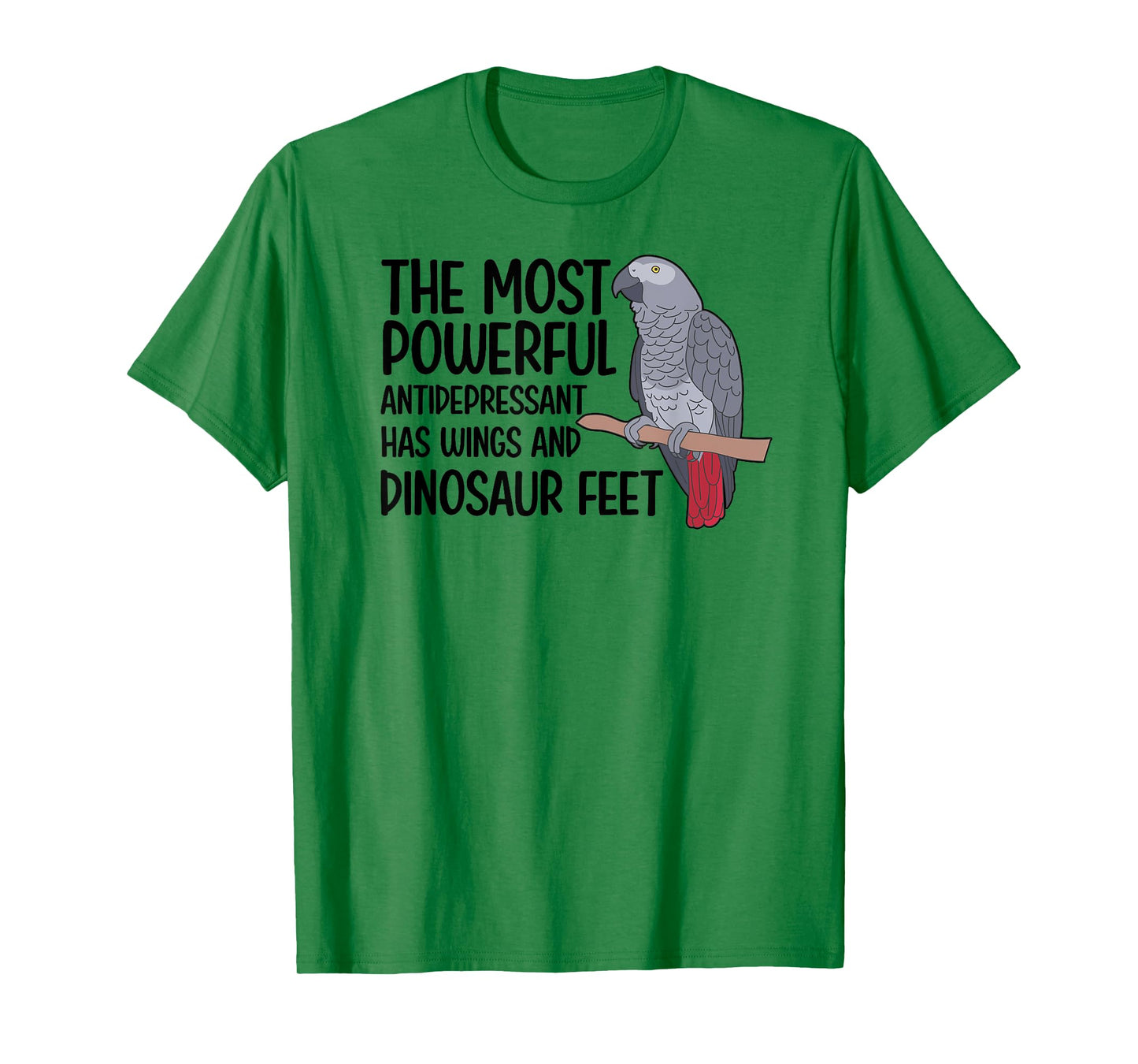 Dinousar Feet African Grey Owner African Grey Parrot Lover T-Shirt
