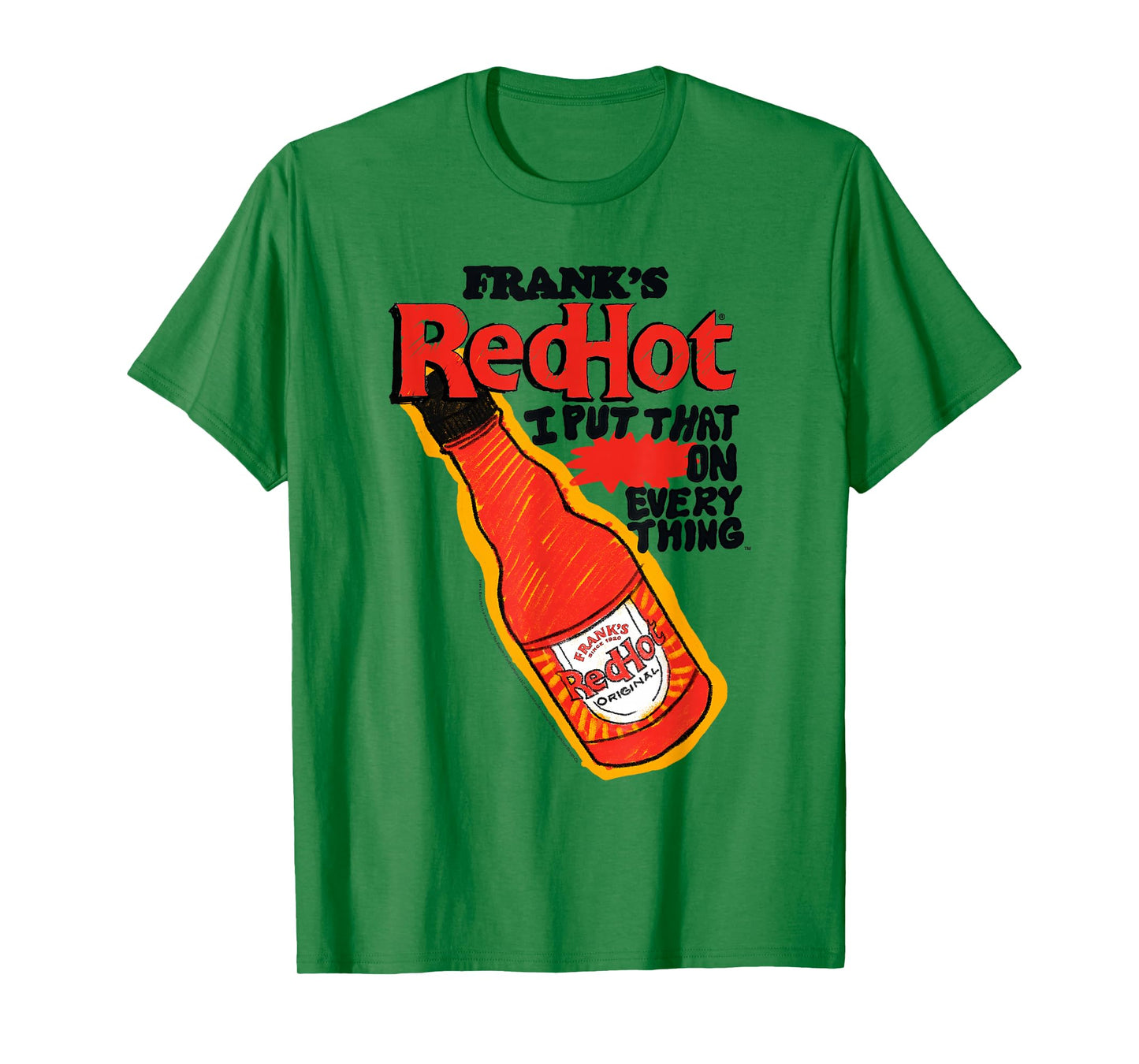 Frank’s RedHot Sauce Original Bottle Illustration T-Shirt