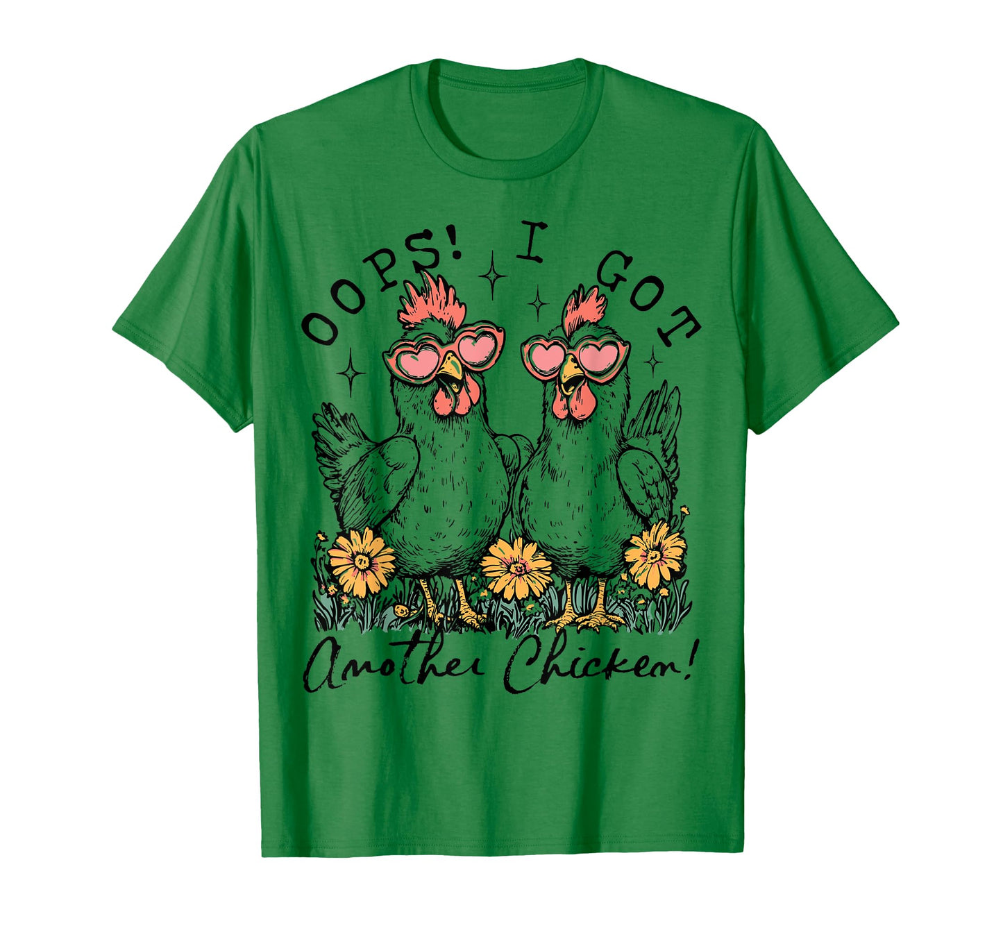 Oops I Got Another Chicken Funny Farm Animal Vintage T-Shirt