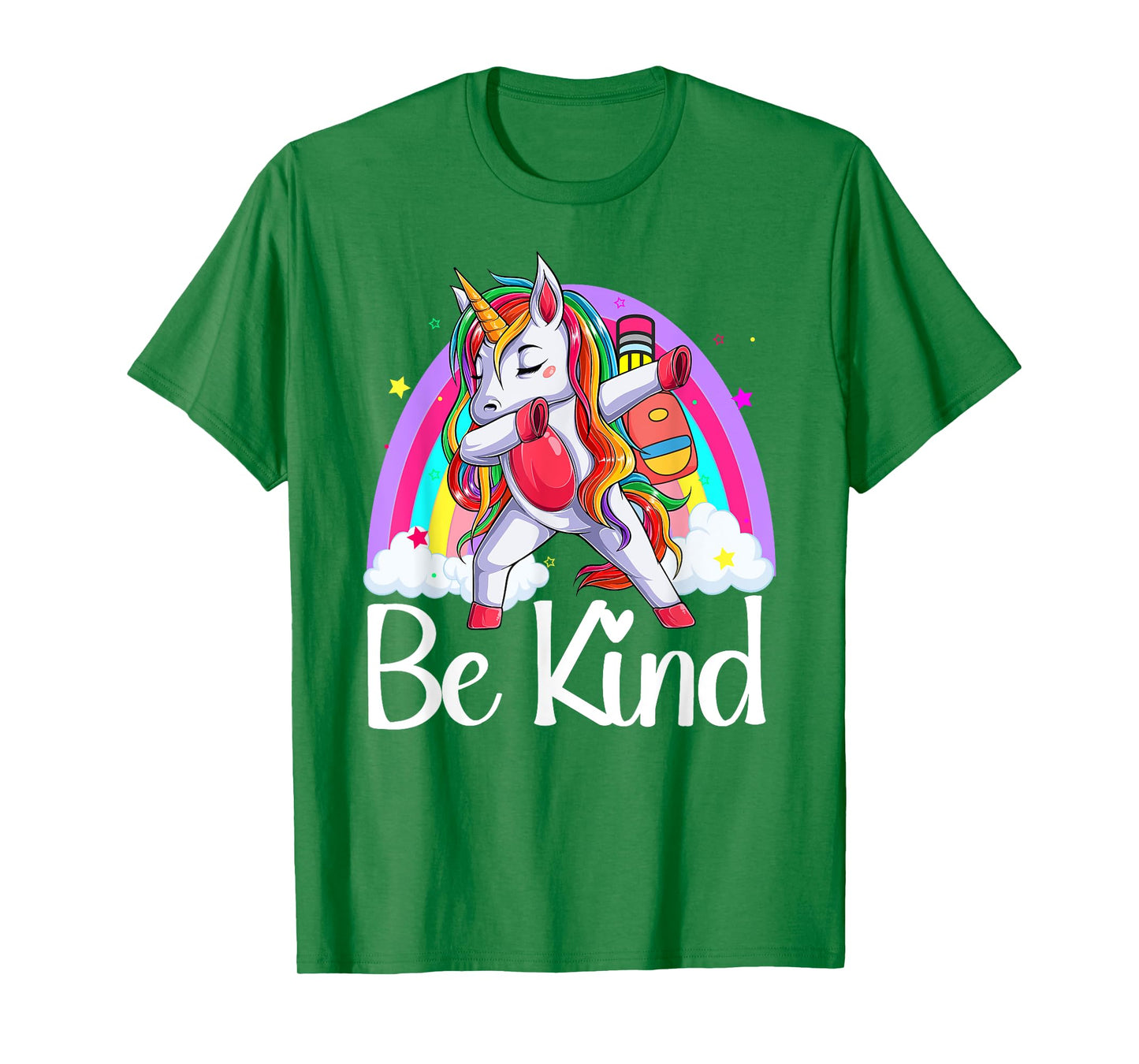 Be Kind Unicorn Rainbow Unity Day Orange Anti Bullying 2023 T-Shirt