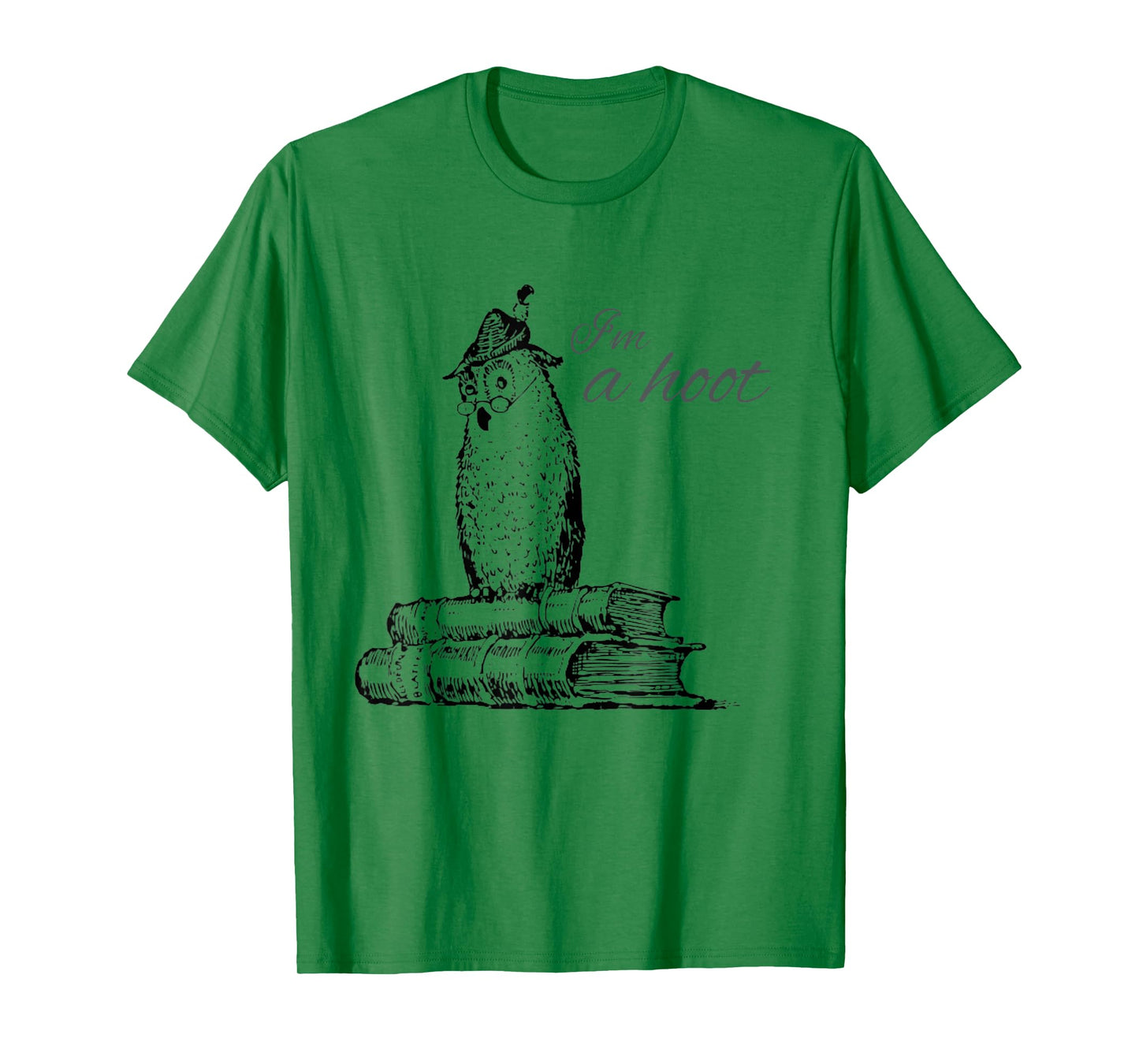Funny Owl Shirts Unisex-Adults & Kids Grey Owl Print T-Shirt