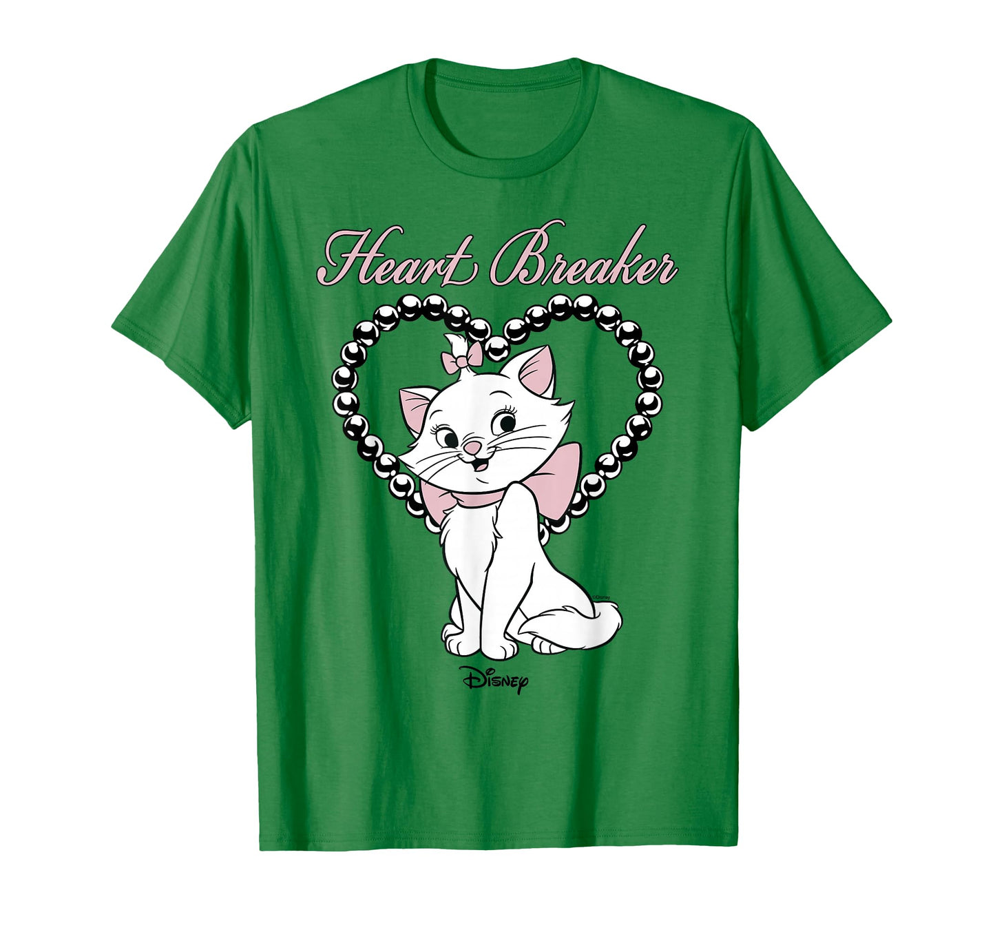 Disney The Aristocats Marie Heart Breaker Bow T-Shirt - T-Shirt | Irish Green