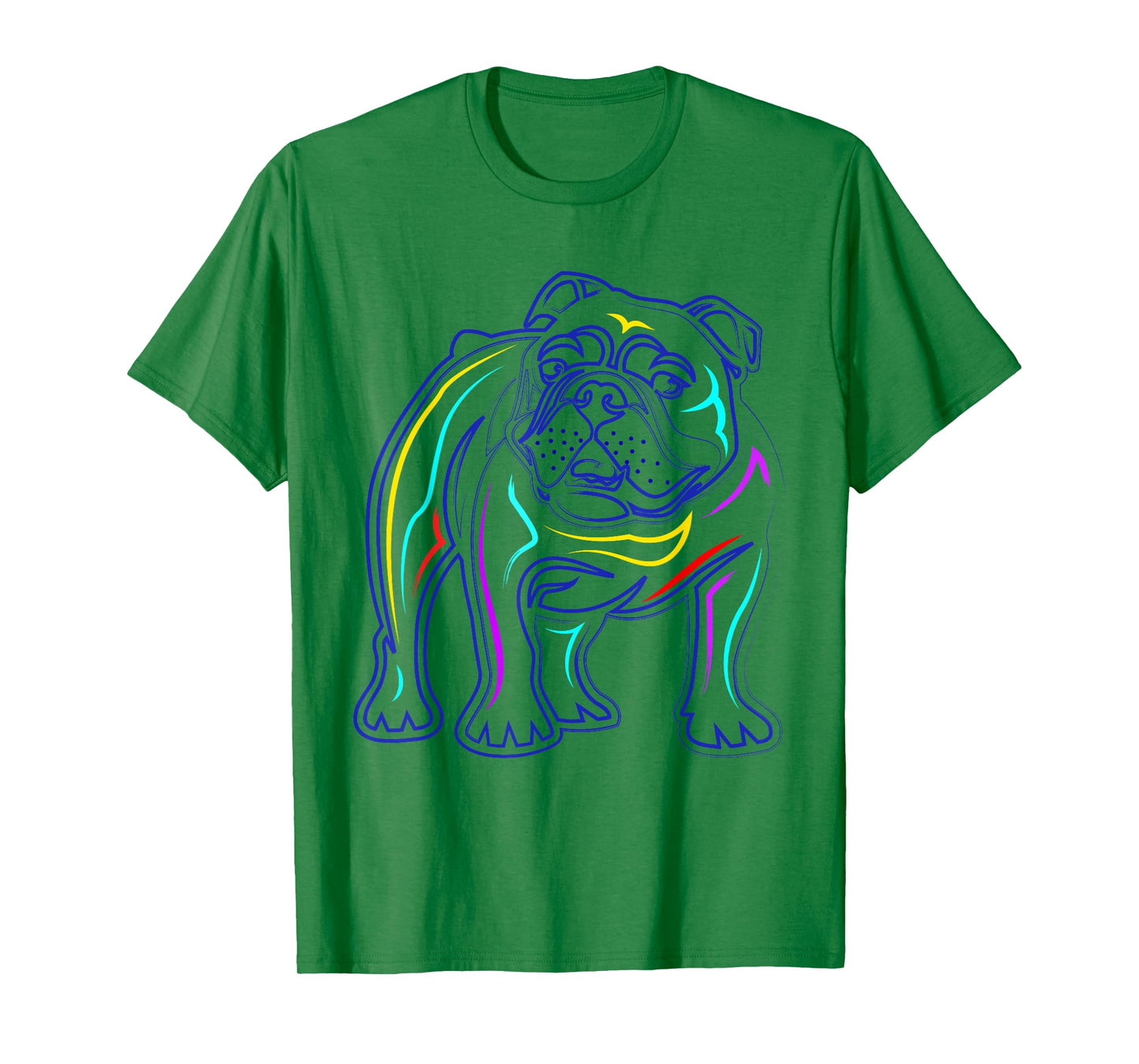 English Bulldog Lovers Shirts | Line Drawing Artsy Bulldog T-Shirt