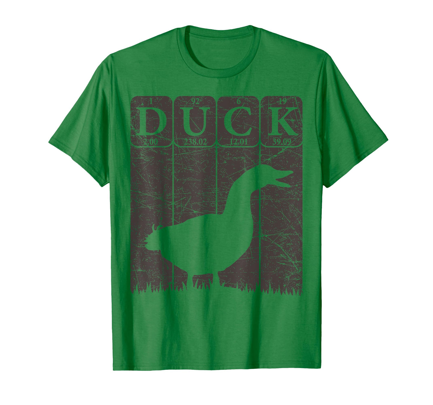 Duck Periodic Table Elements Duck Farmer Retro T-Shirt