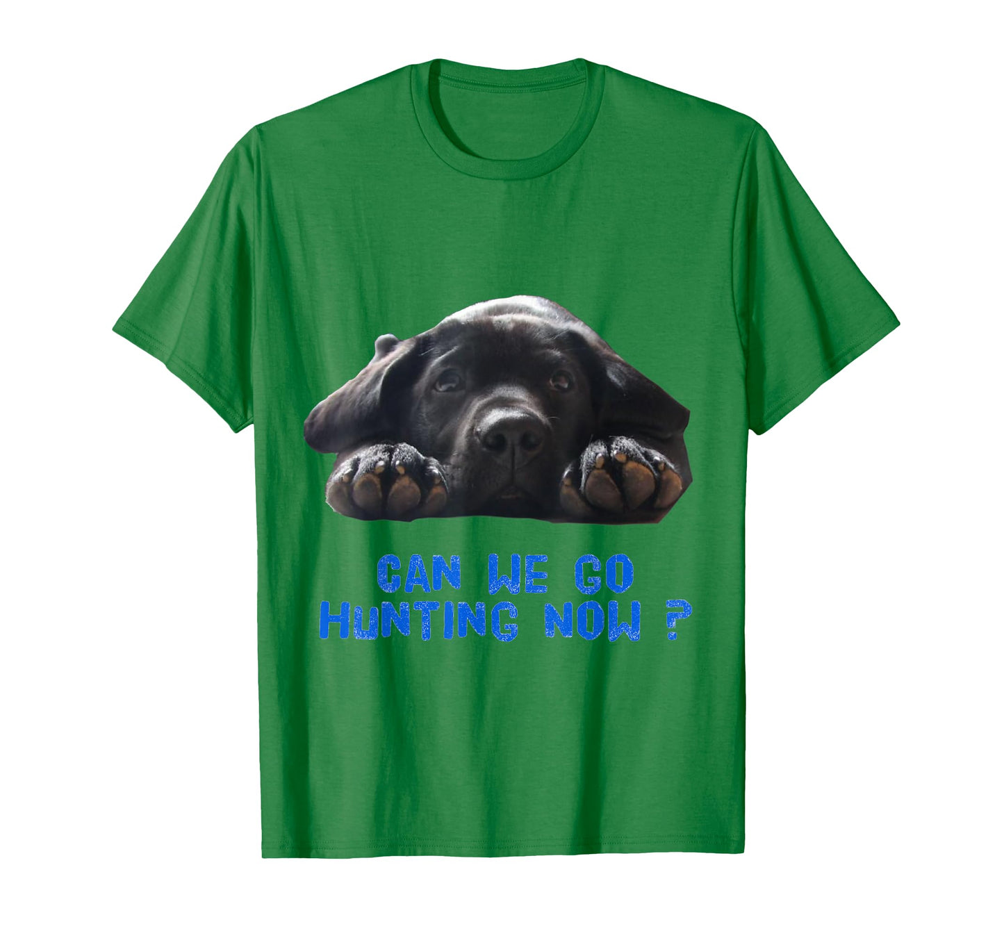 Chocolate or Black Lab, Can we go Hunting Now Shirt T-Shirt
