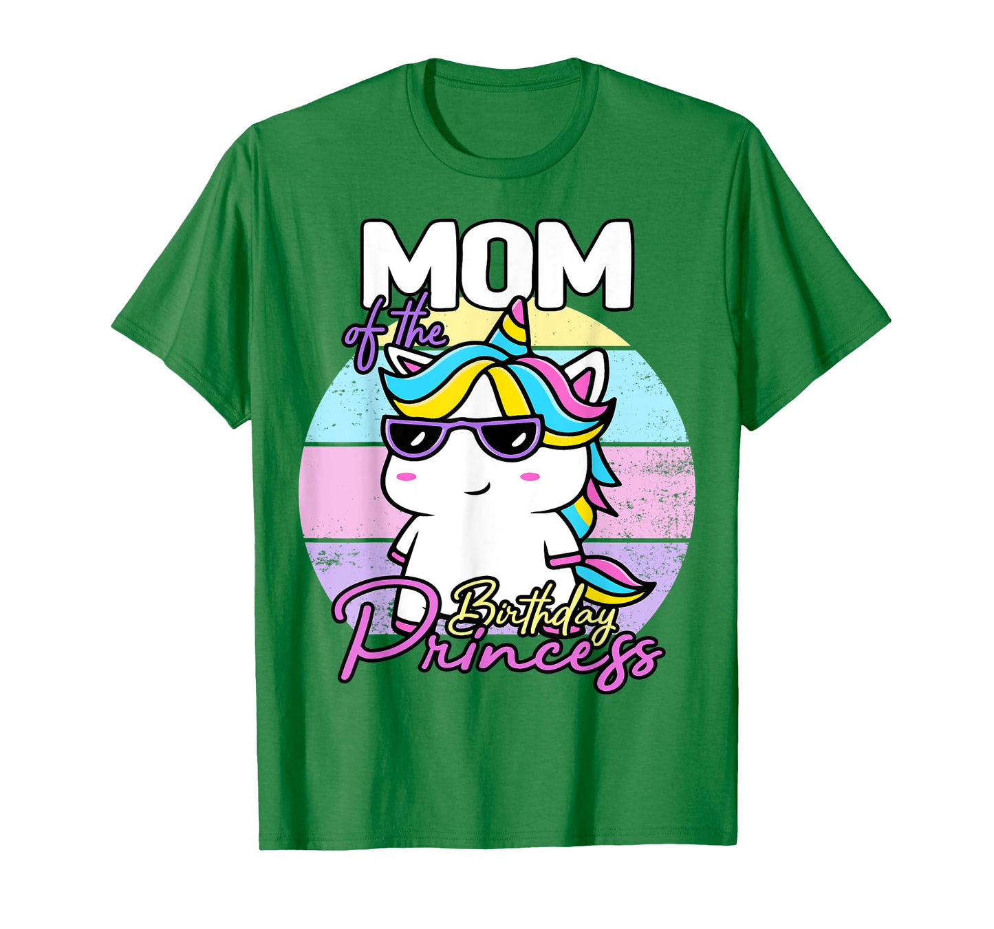 Unicorn Mom Of The Birthday Princess Unicorn T-Shirt