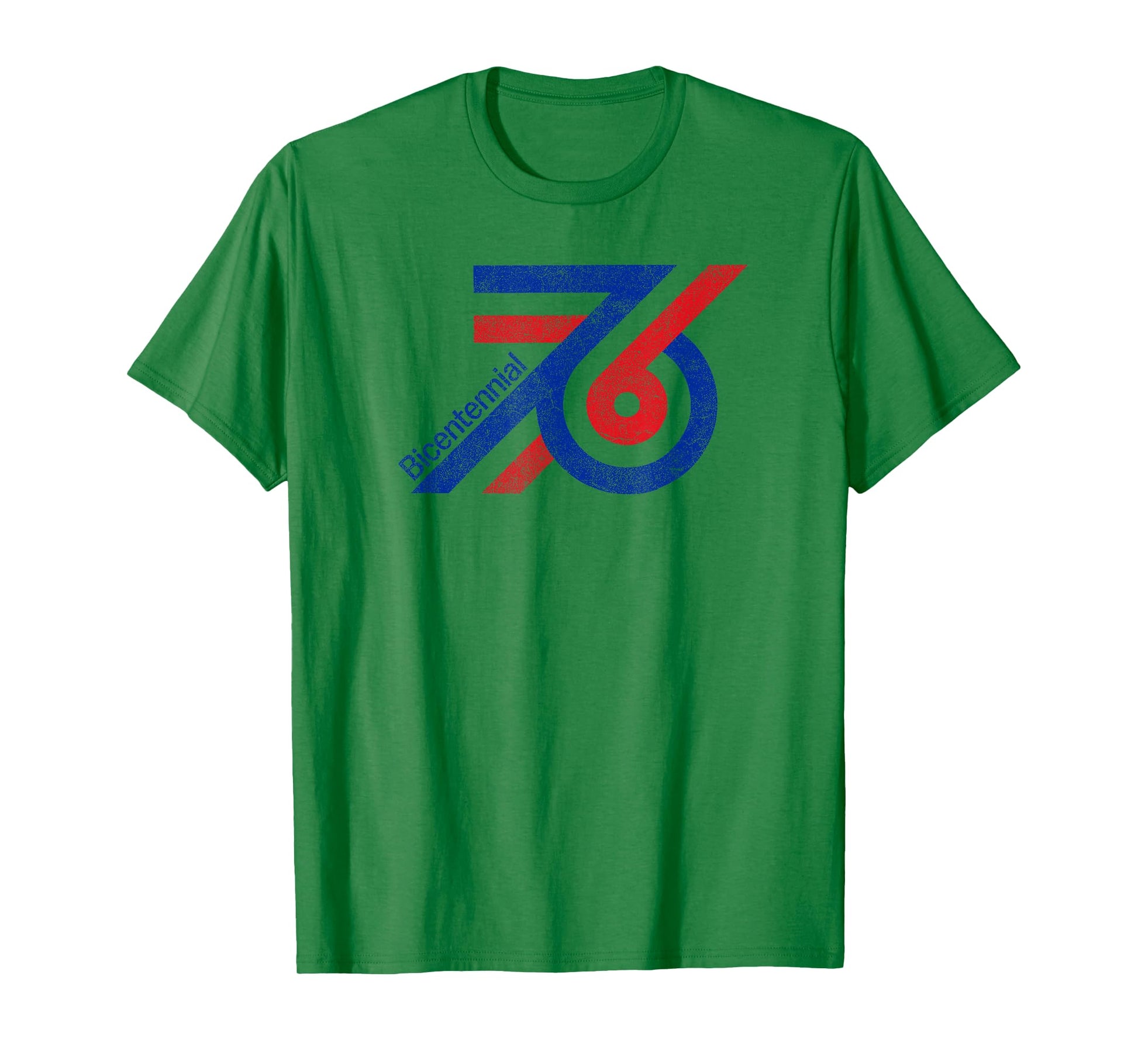Bicentennial '76 Tee Patriotic Mens Womens Throwback USA T-Shirt - T-Shirt | Irish Green