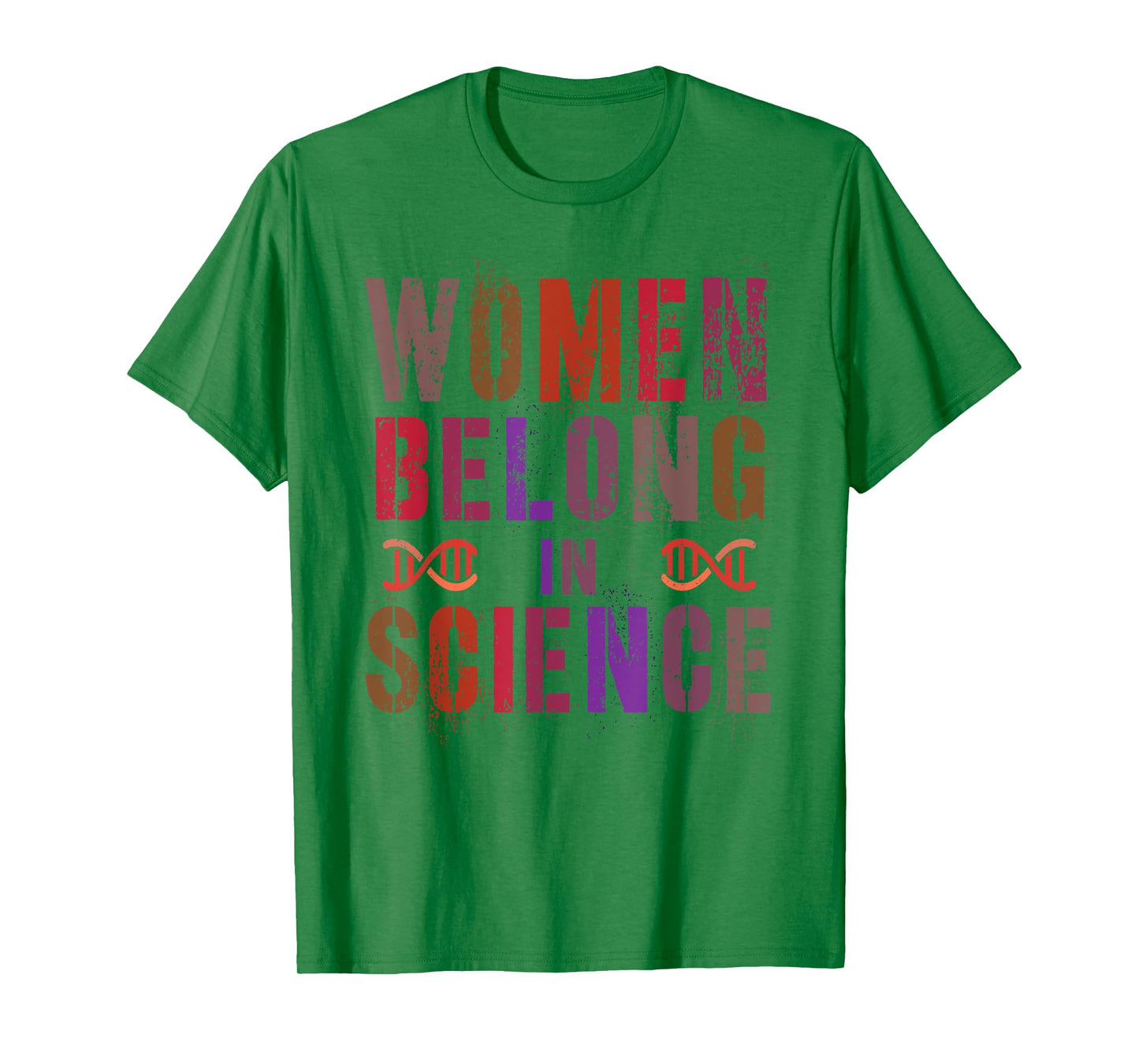 Girls WOMEN BELONG In SCIENCE Pink Technology Squad Engineer T-Shirt