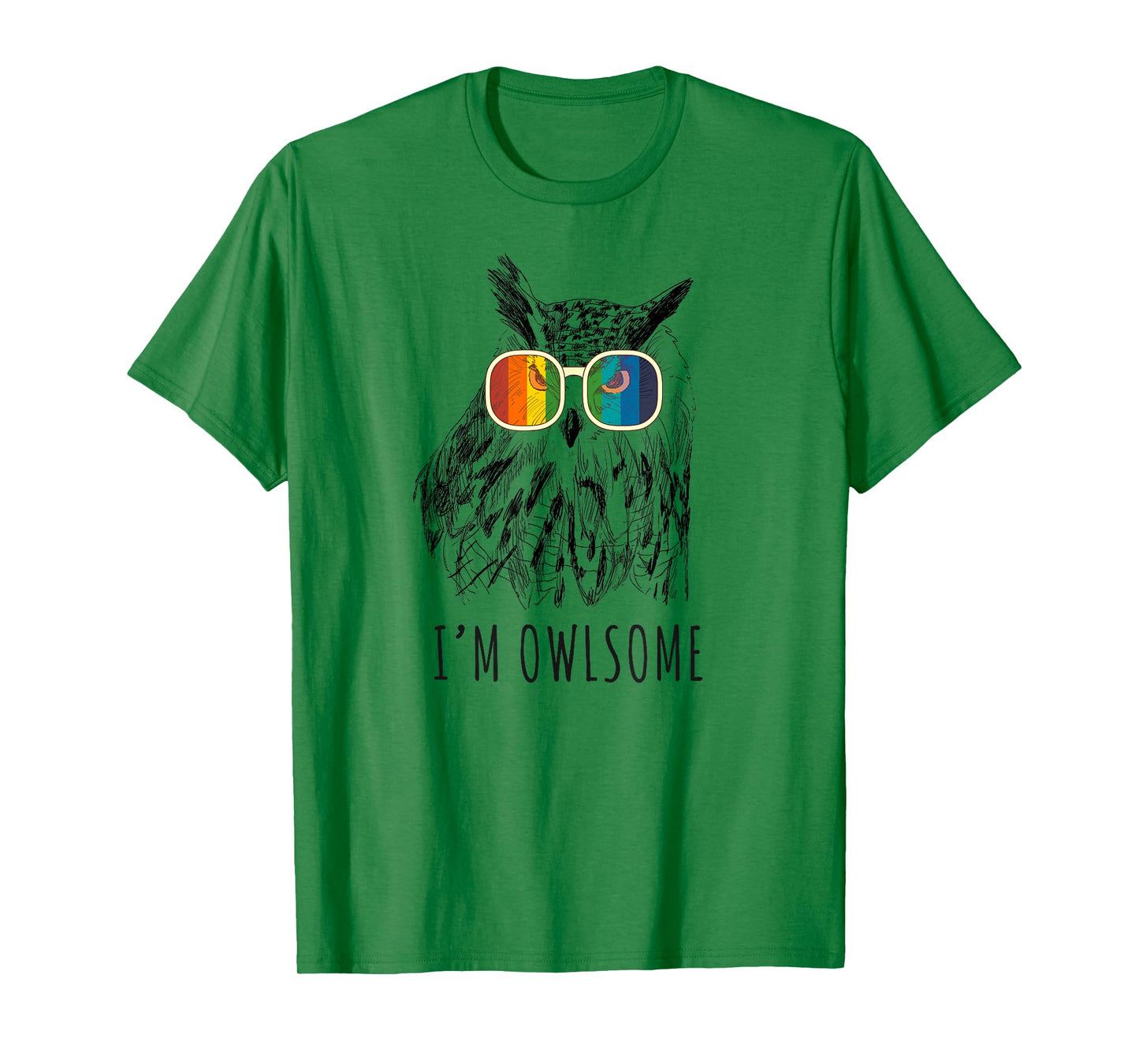 I'm Owlsome Cute Owl T-Shirt Women Girls Owl Lover Gifts T-Shirt