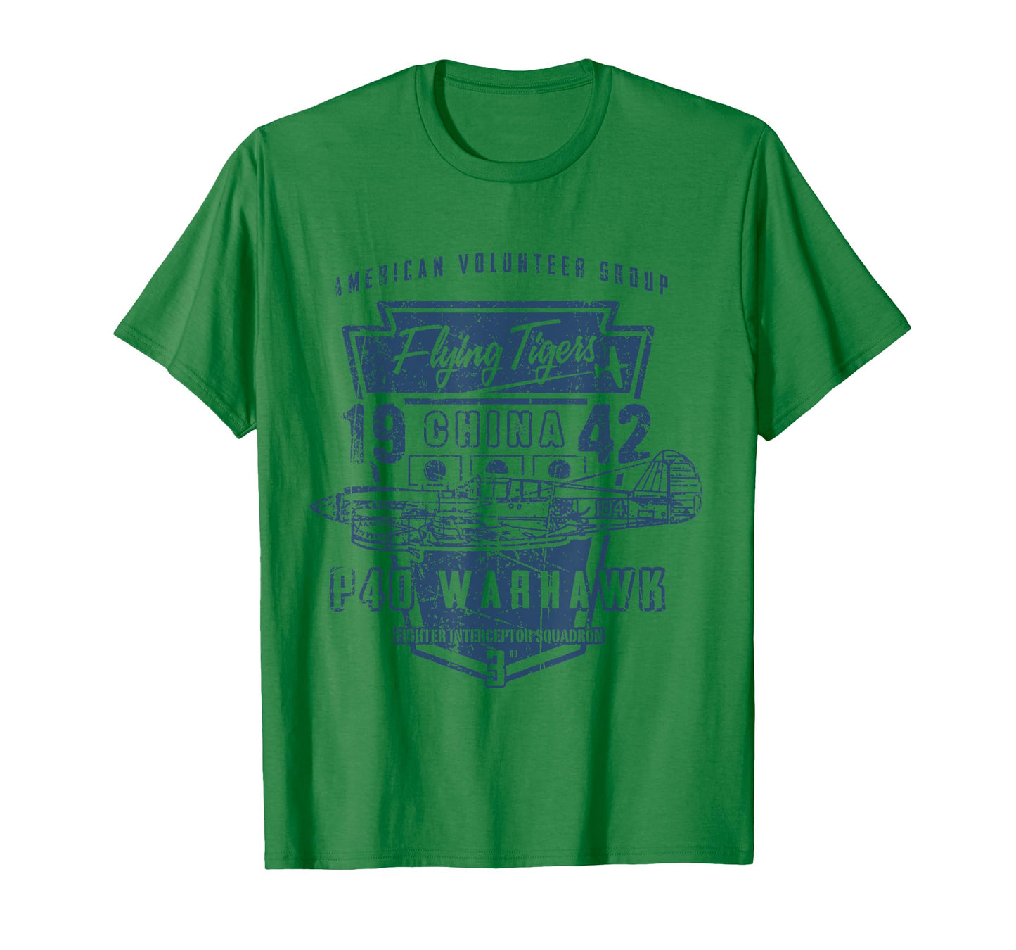 Warbird Flying Tiger p-40 Warhawk T Shirt