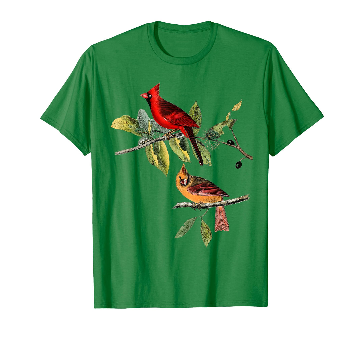 Red Cardinal Bird Male Female T-Shirt