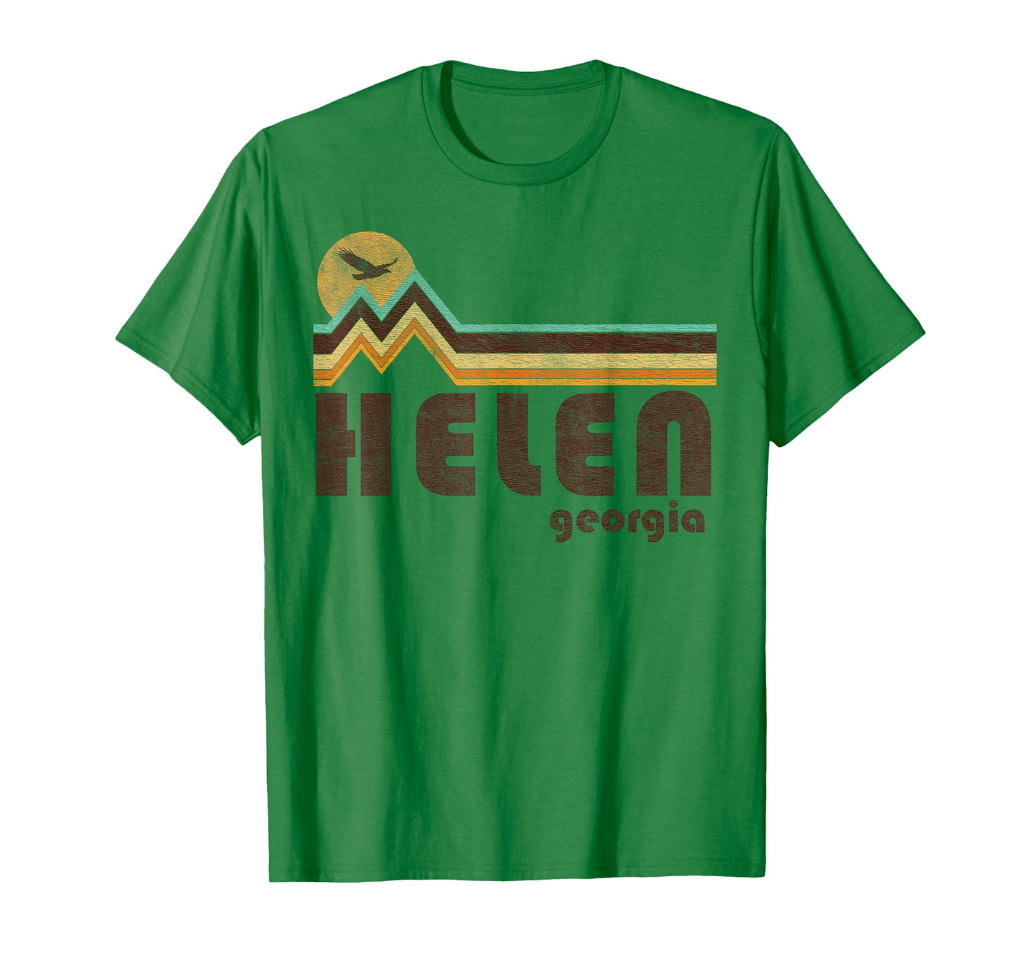 Helen Georgia GA - 70s 80s Retro Style Vintage Souvenir T-Shirt