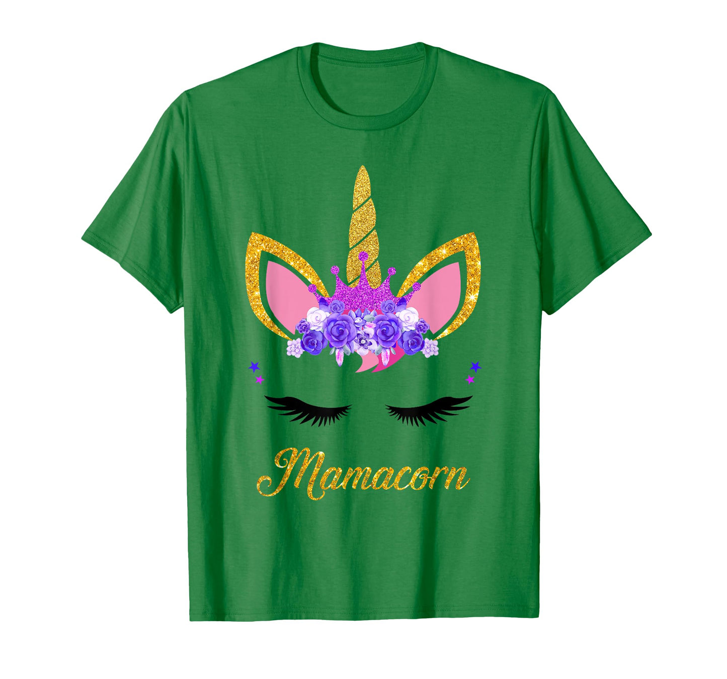Mamacorn Cute Unicorn Mom Mother of the Unicorn Girl Mommy T-Shirt