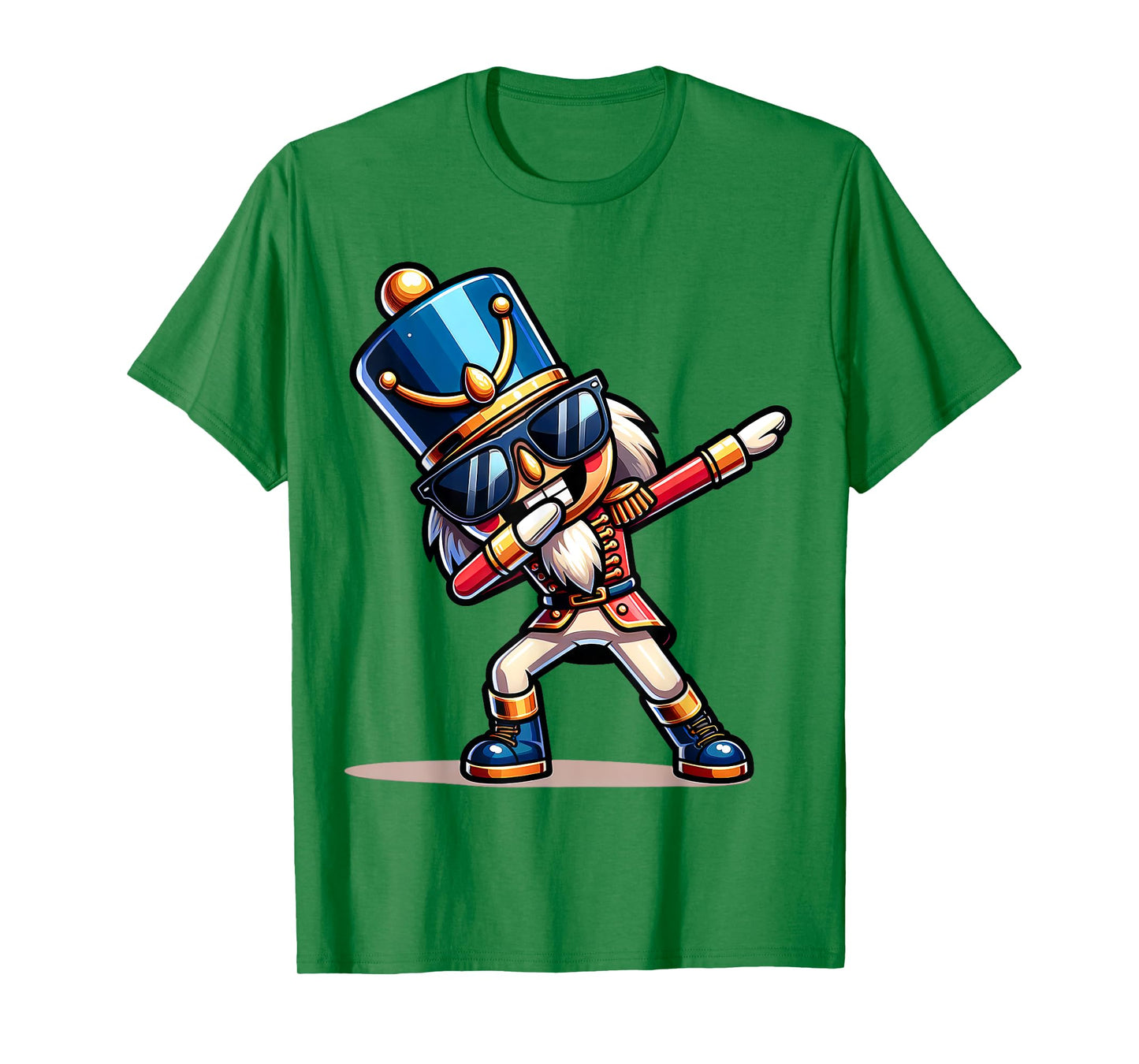 Christmas Nutcracker Dabbing Boys Santa Xmas Funny T-Shirt