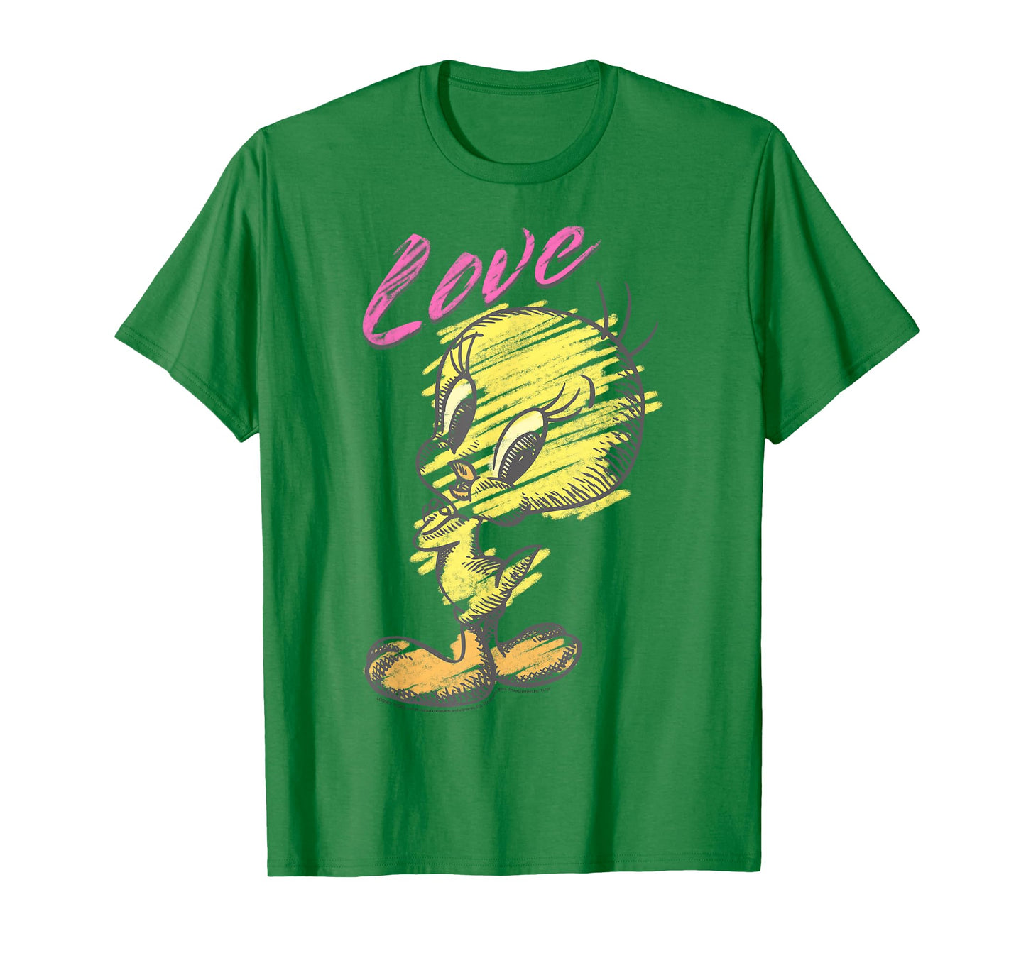 Looney Tunes Tweety Bird Love Sketch T-Shirt
